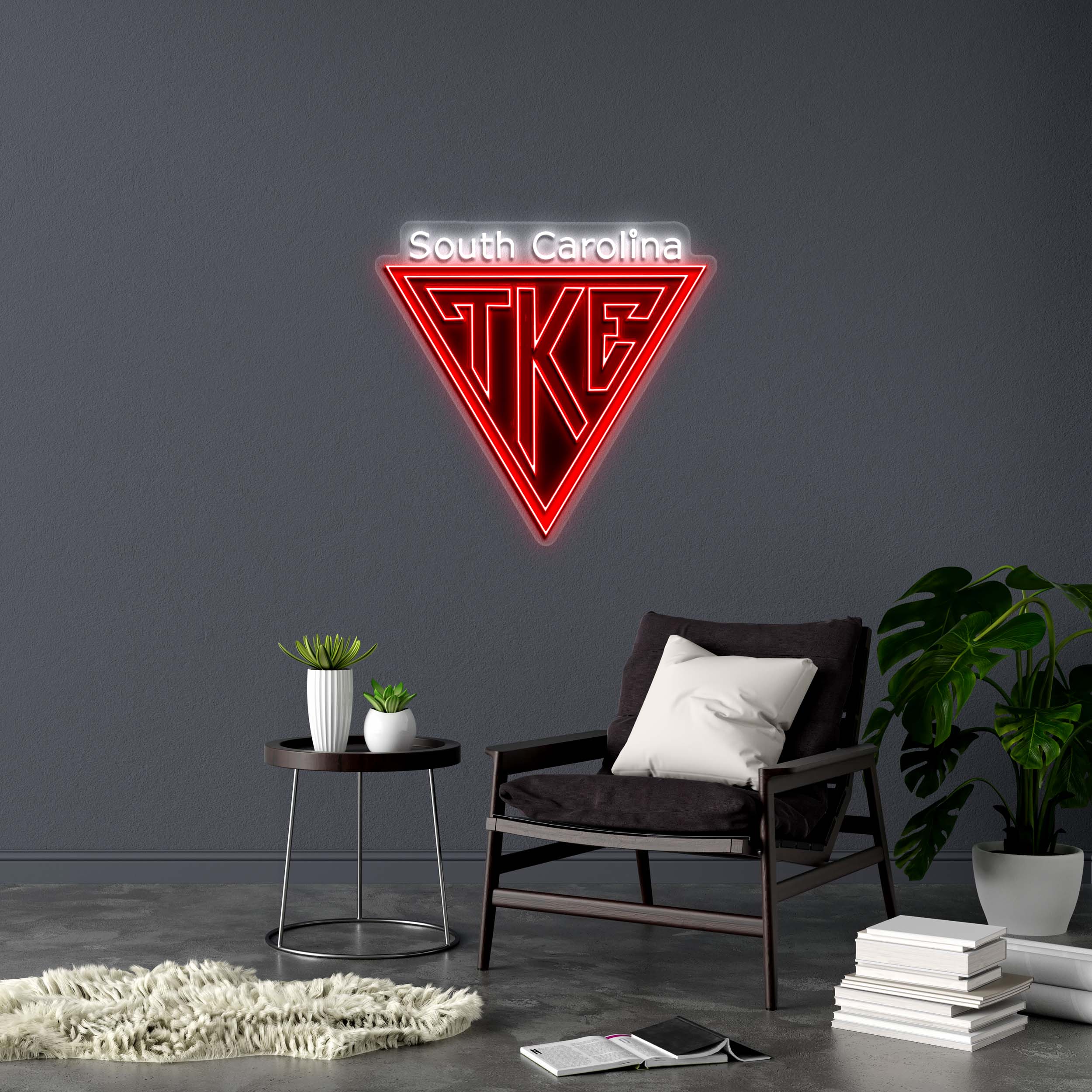 South Carolina TKE - Premium Neon Artwork