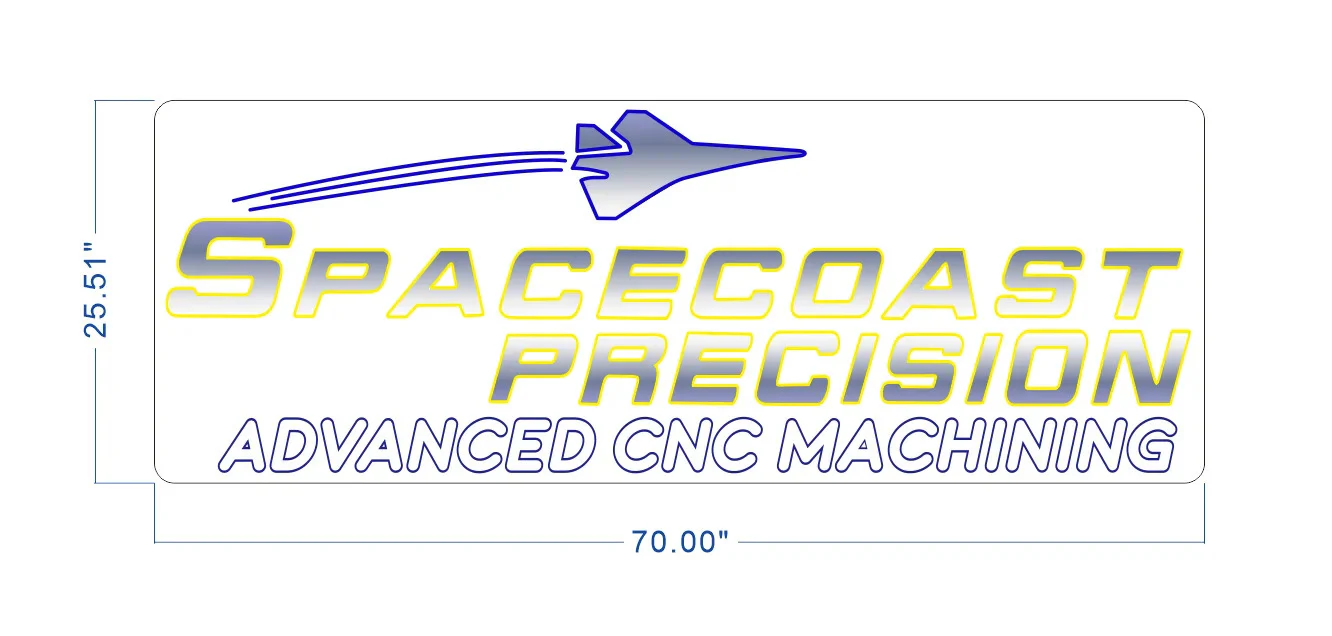 Spacecoast Precision - Premium Neon Artwork - Image 2