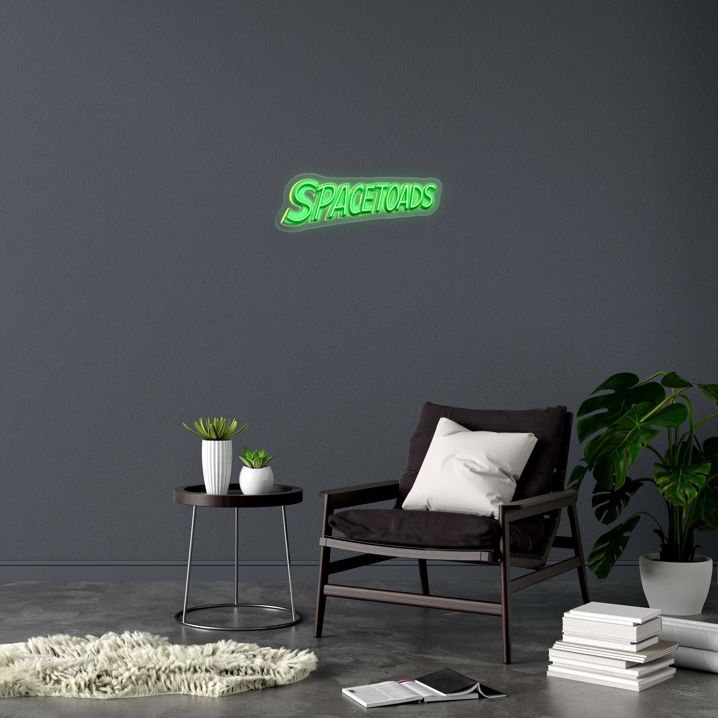 SPACETOADS - Premium Neon Artwork