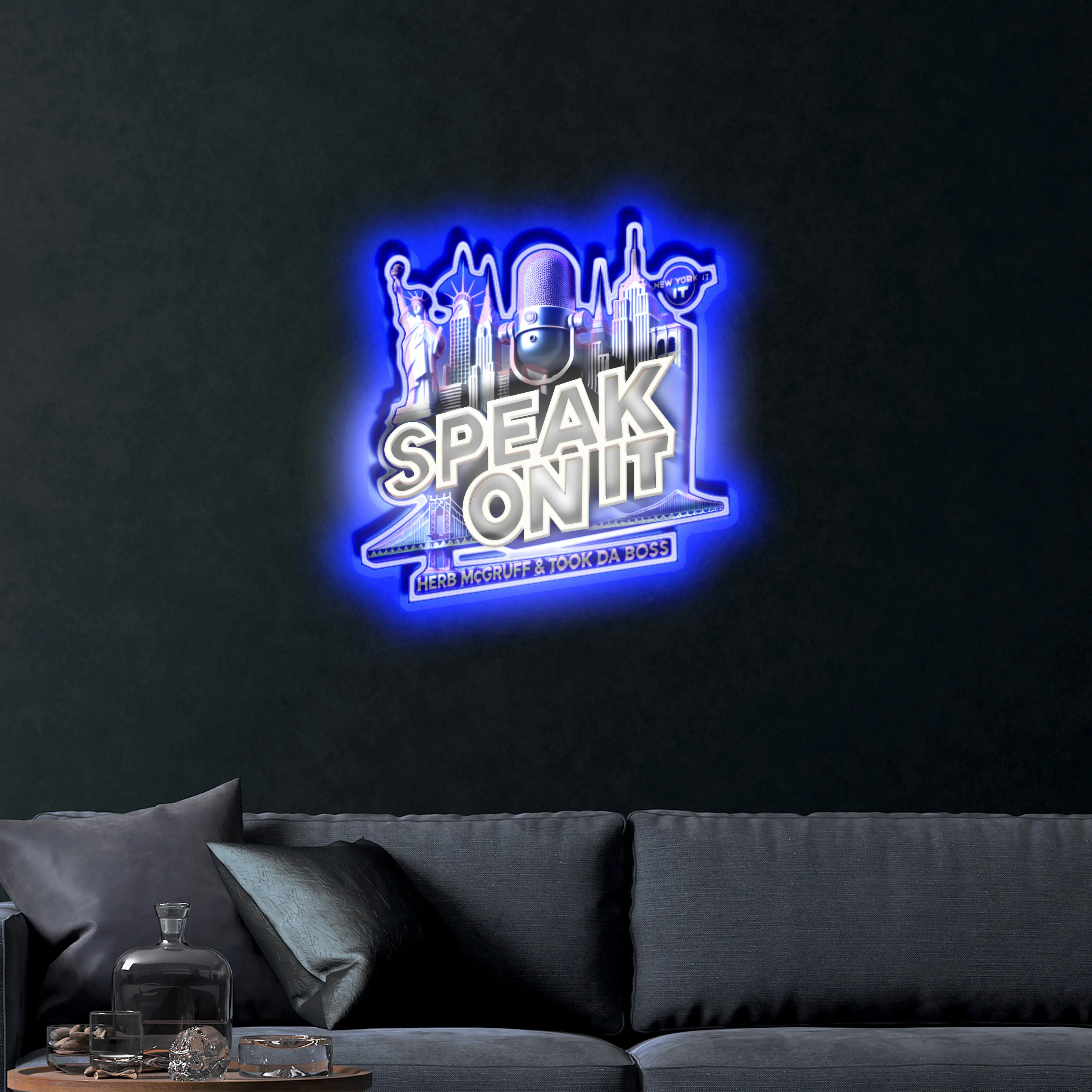 Speak On It – Premium Neon Artwork