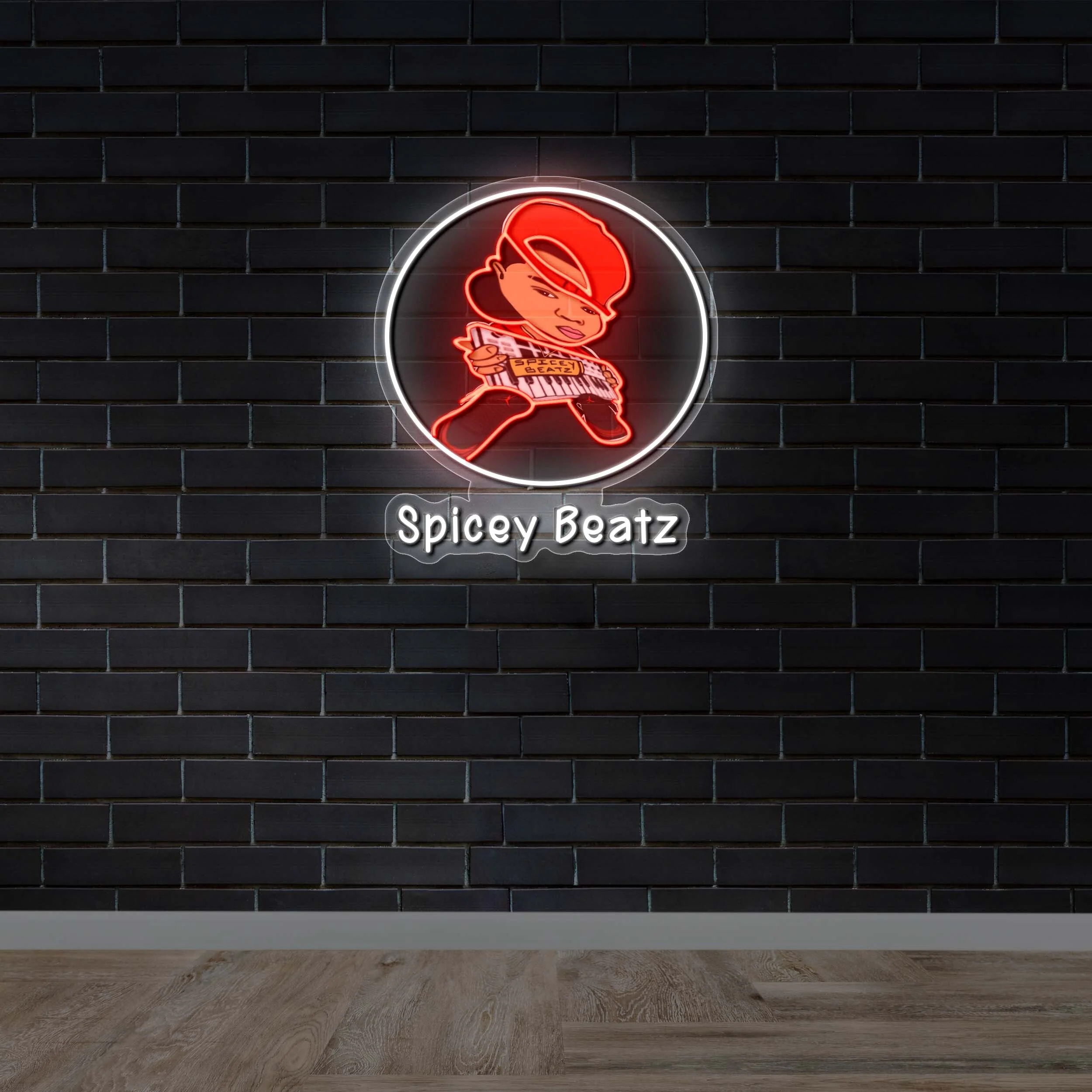 Spicey Beatz – Premium Neon Artwork