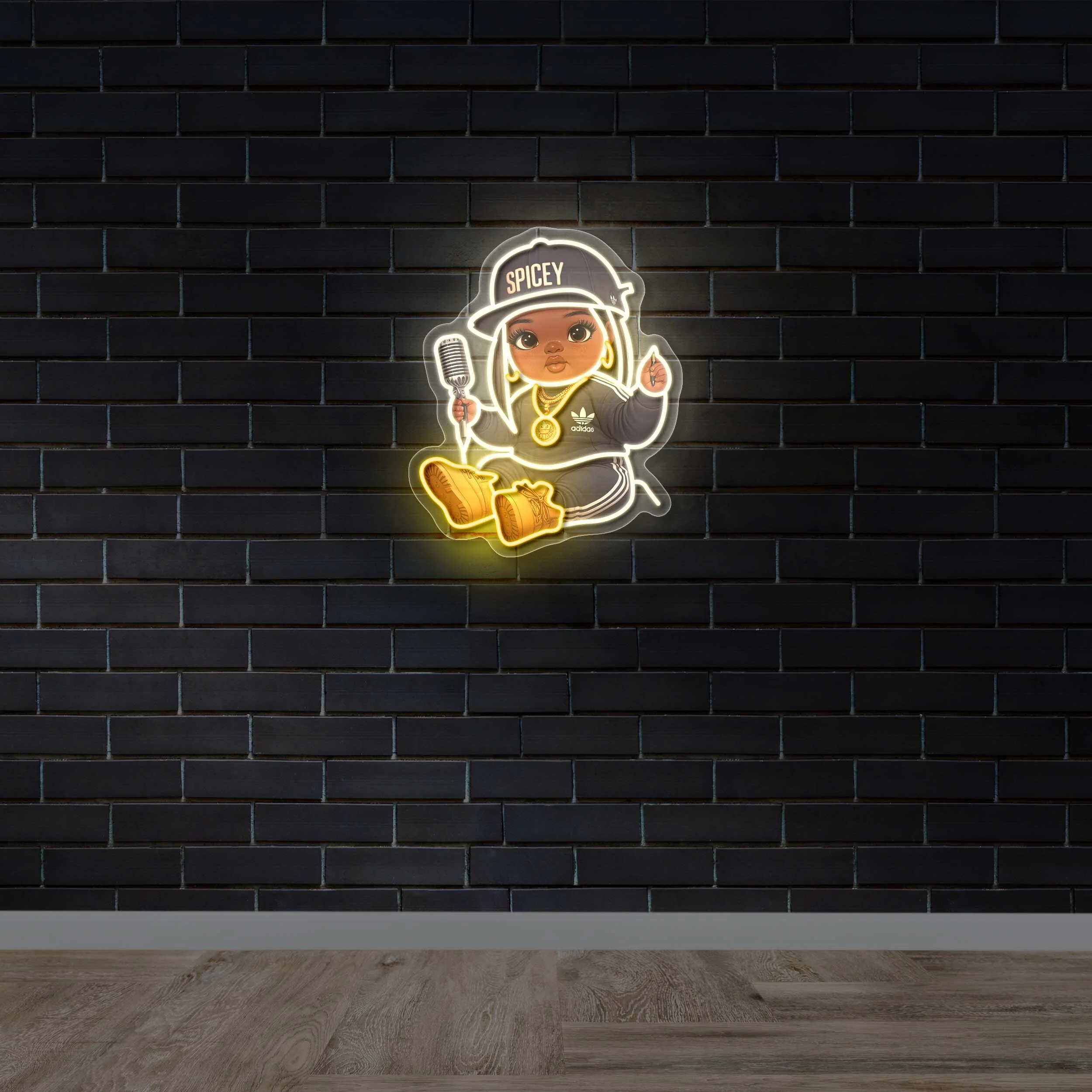 Spicey Character – Premium Neon Artwork