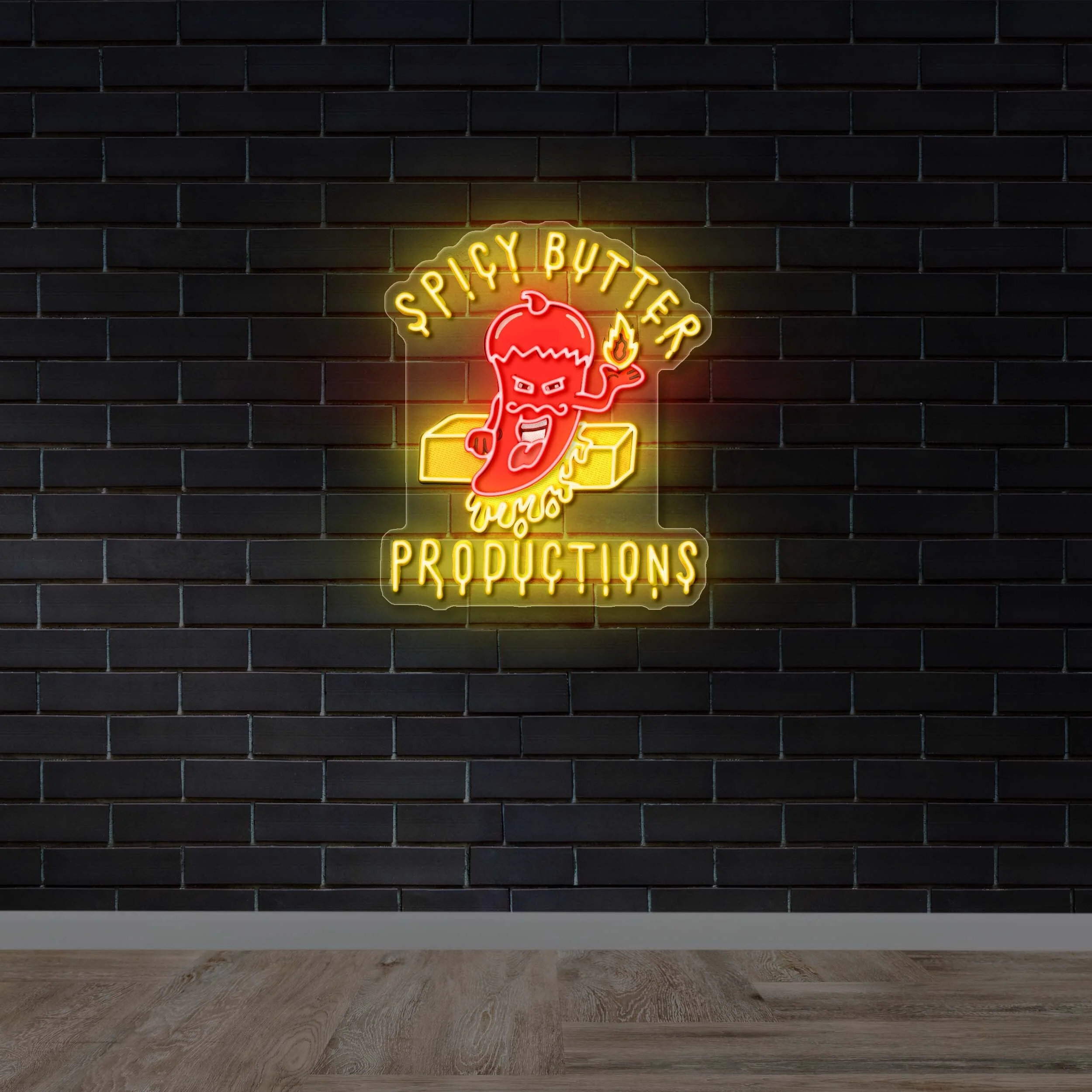 SPICY BUTTER PRODUCTION - Premium Neon Artwork