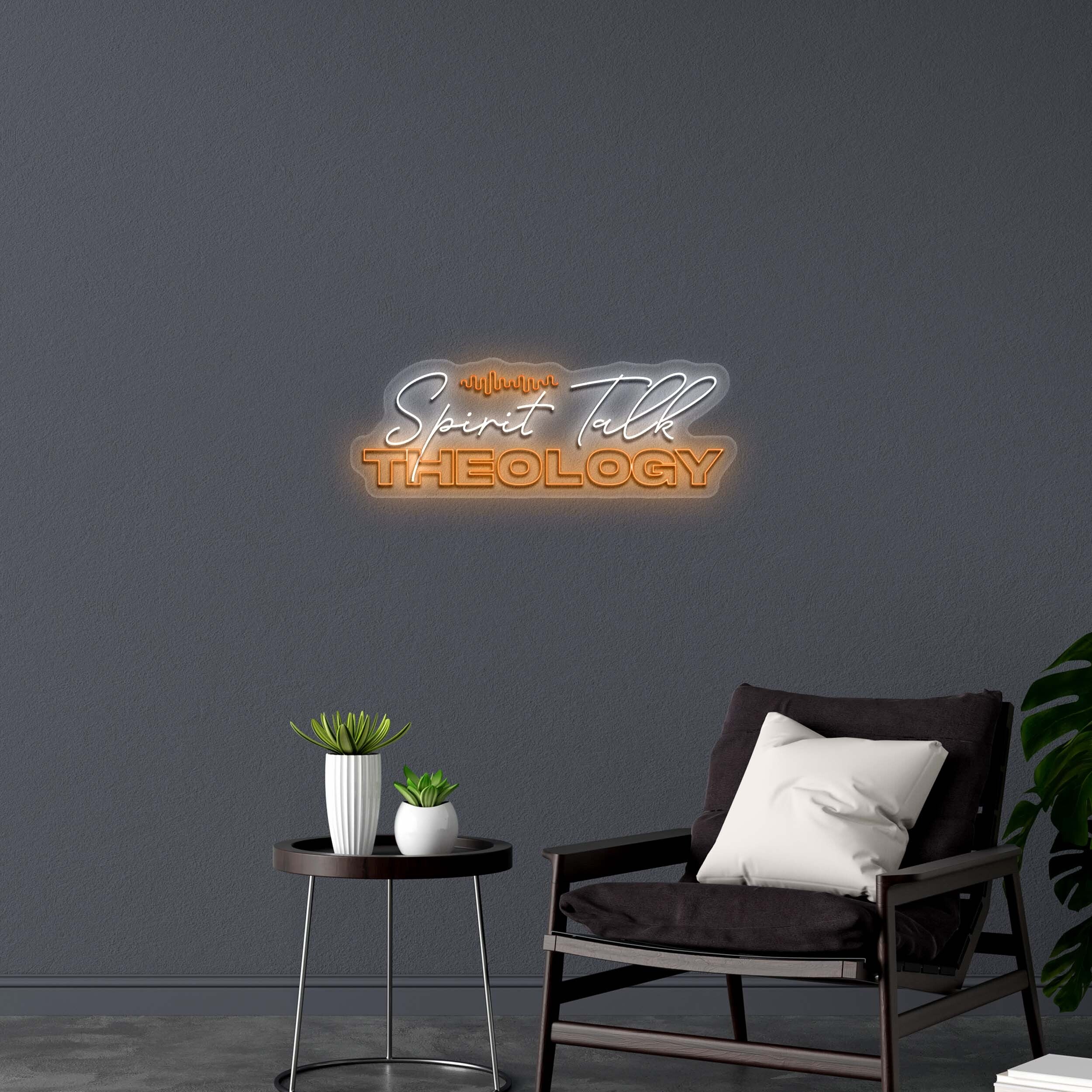 Spirit Talk THEOLOGY - Premium Neon Artwork