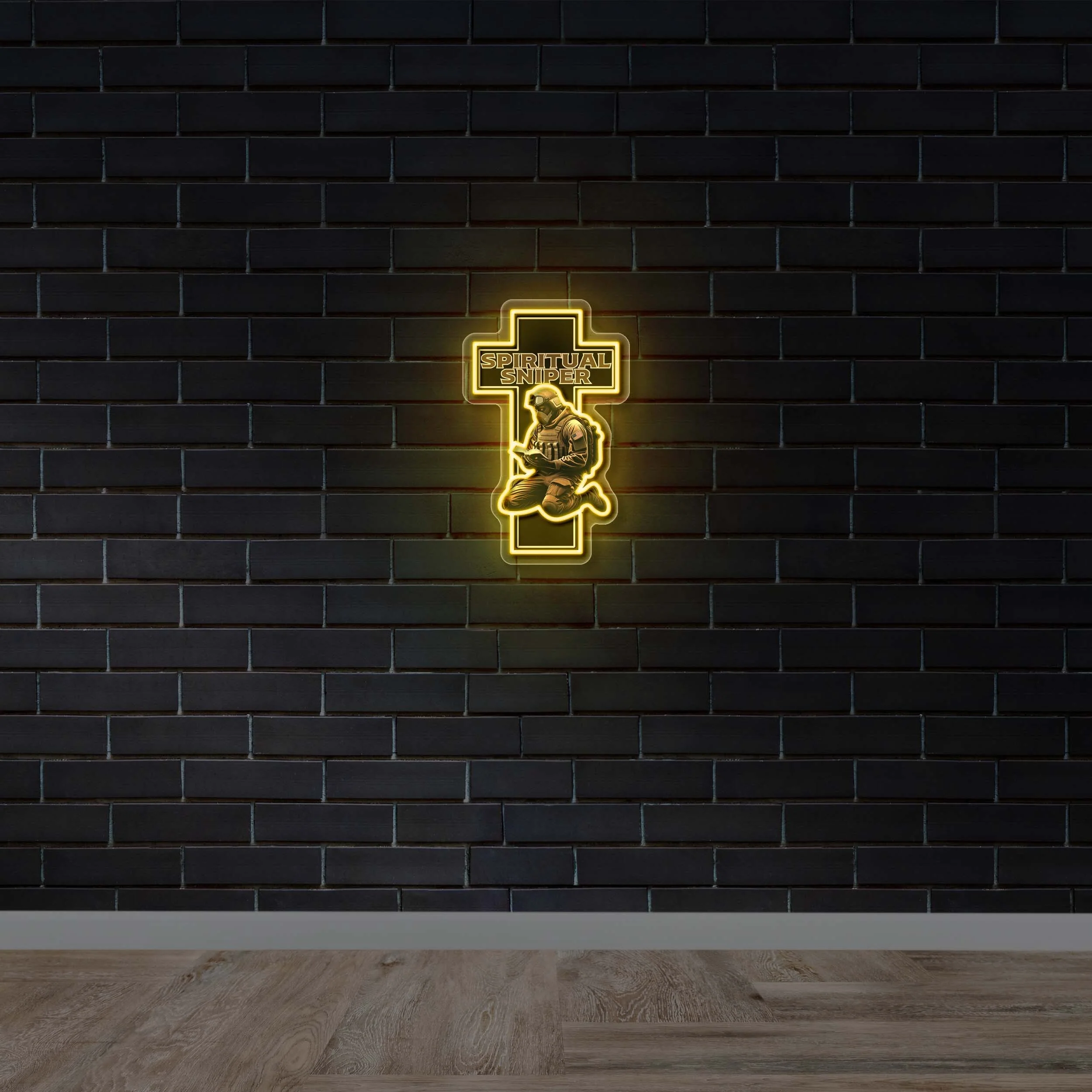 SPIRITUAL SNIPER - Premium Neon Artwork