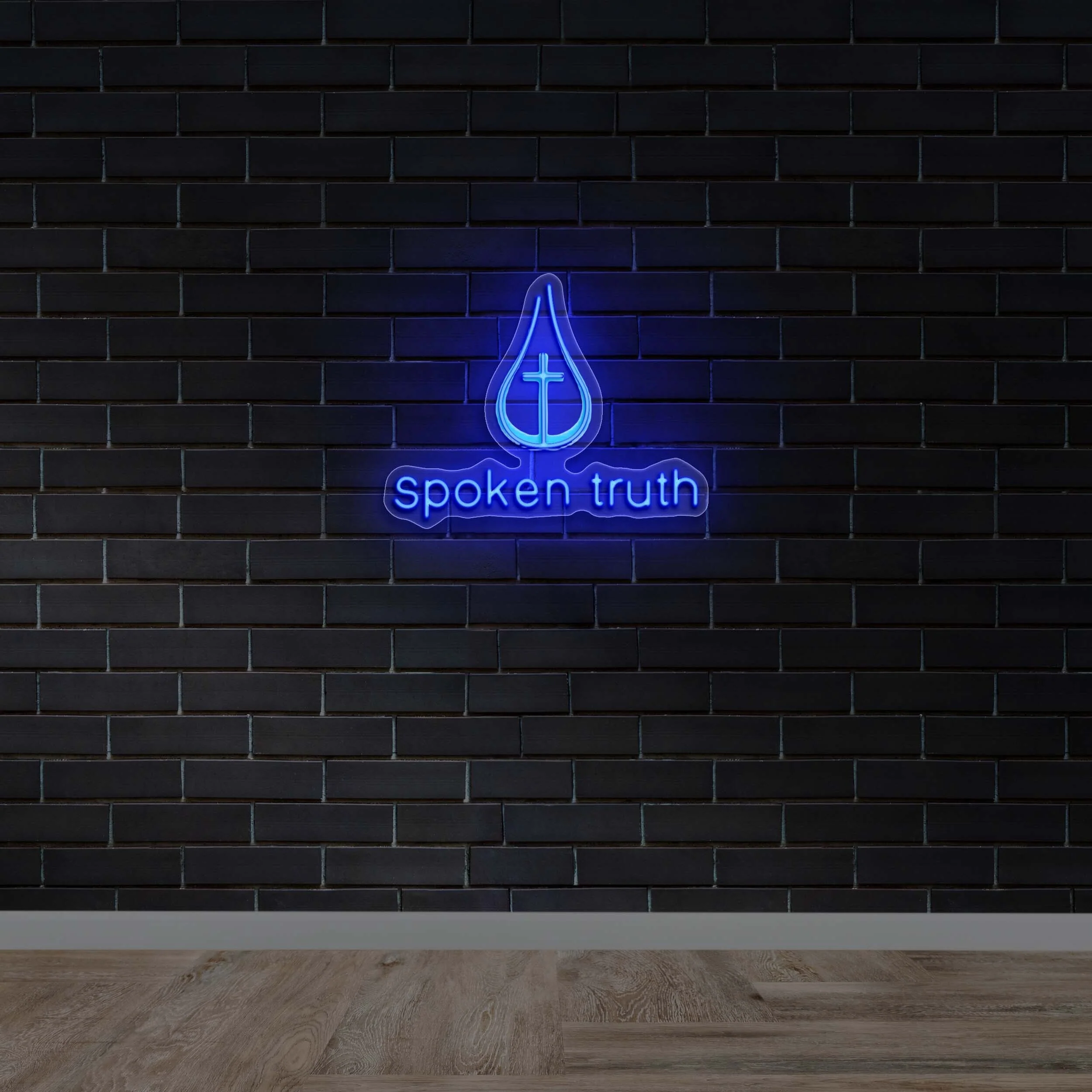 Spoken Truth – Premium Neon Artwork