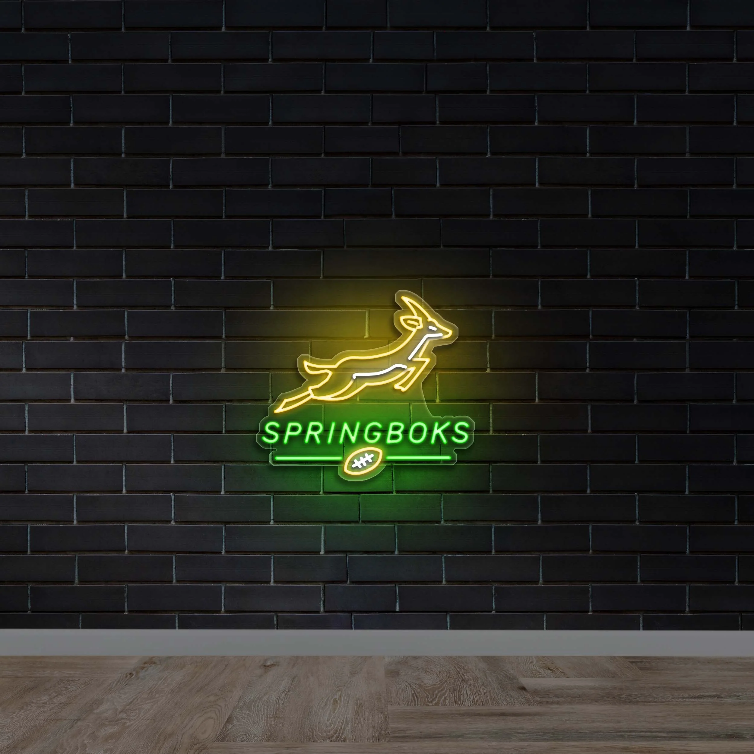 SPRINGBOKS - Premium Neon Artwork
