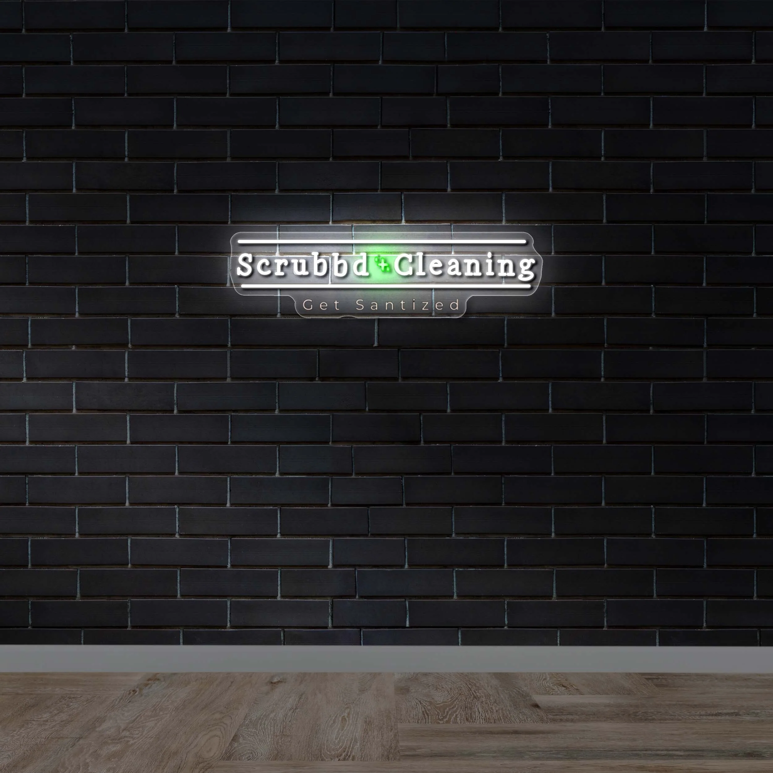 SRUBBD CLEANING - Premium Neon Artwork