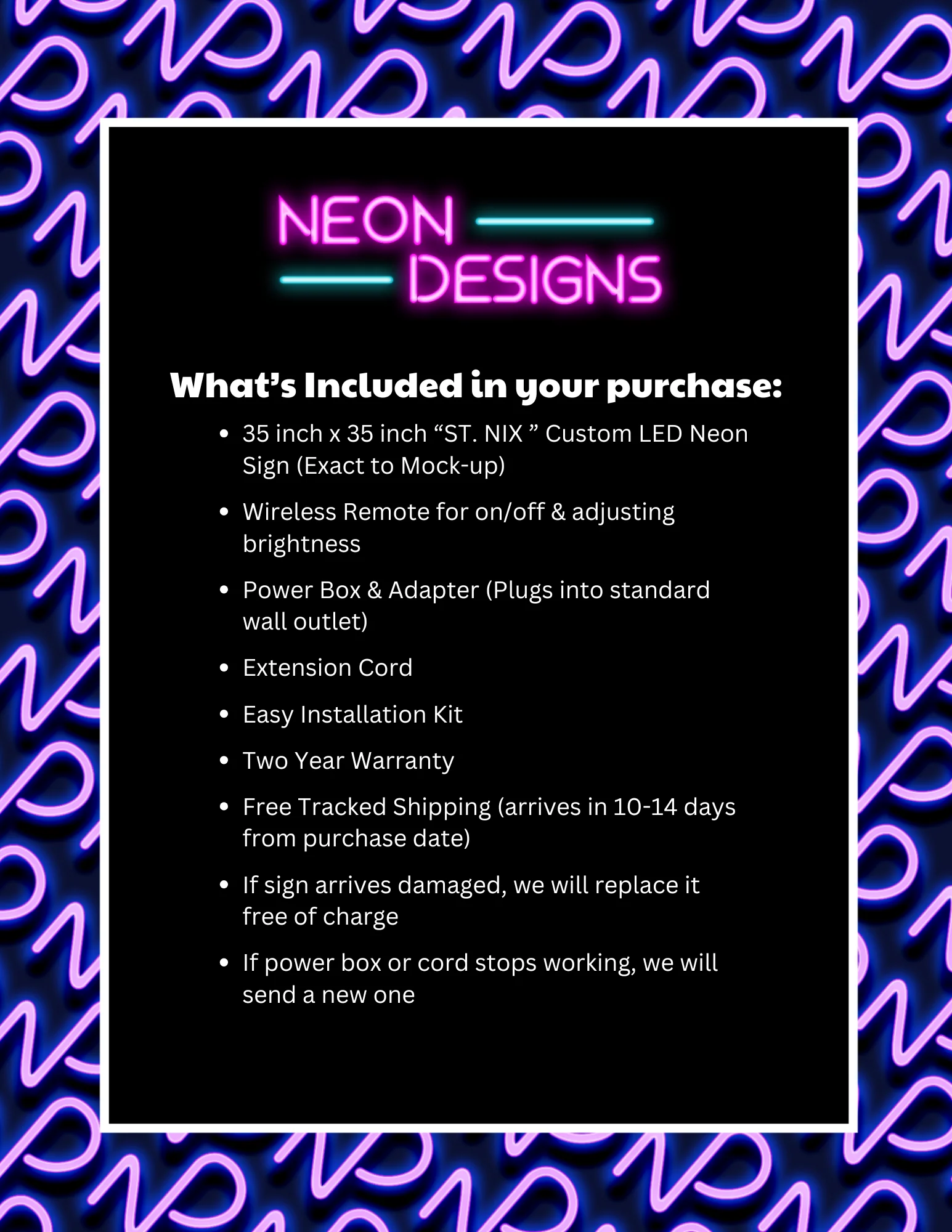 ST. NIX - Premium Neon Artwork - Image 2