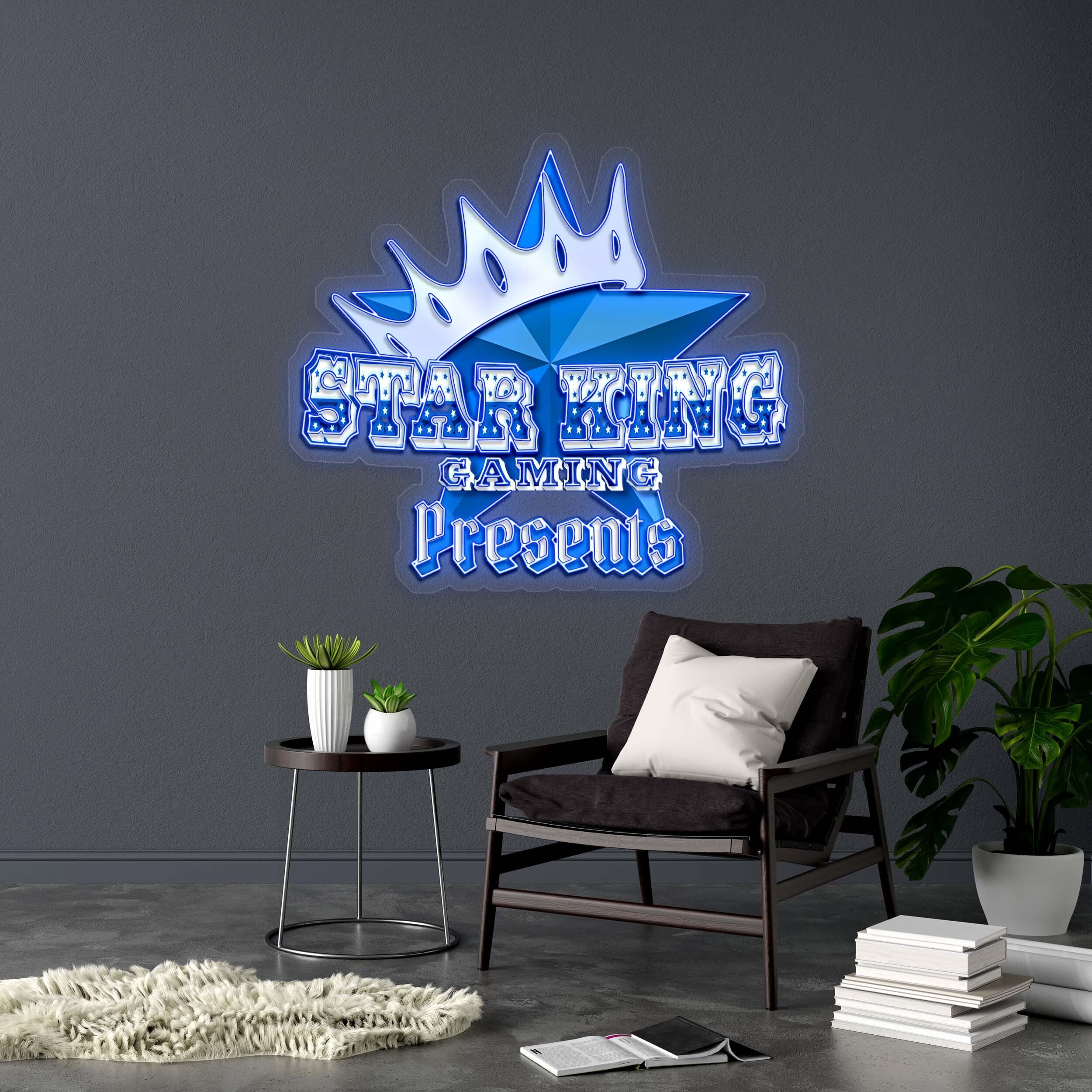STAR KING - Premium Neon Artwork