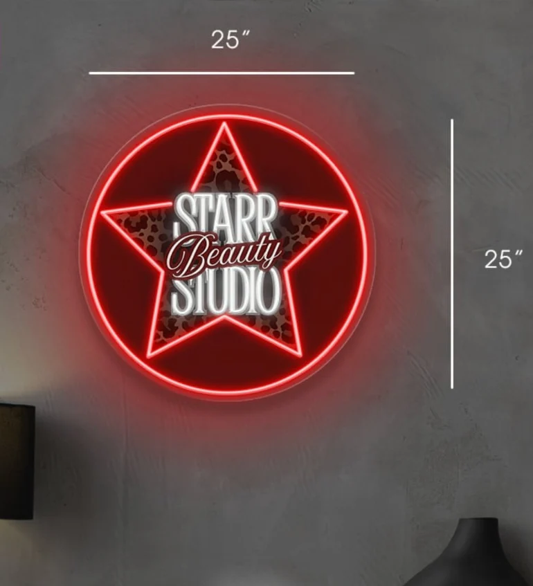 STARR BEAUTY STUDIO - Premium Neon Artwork