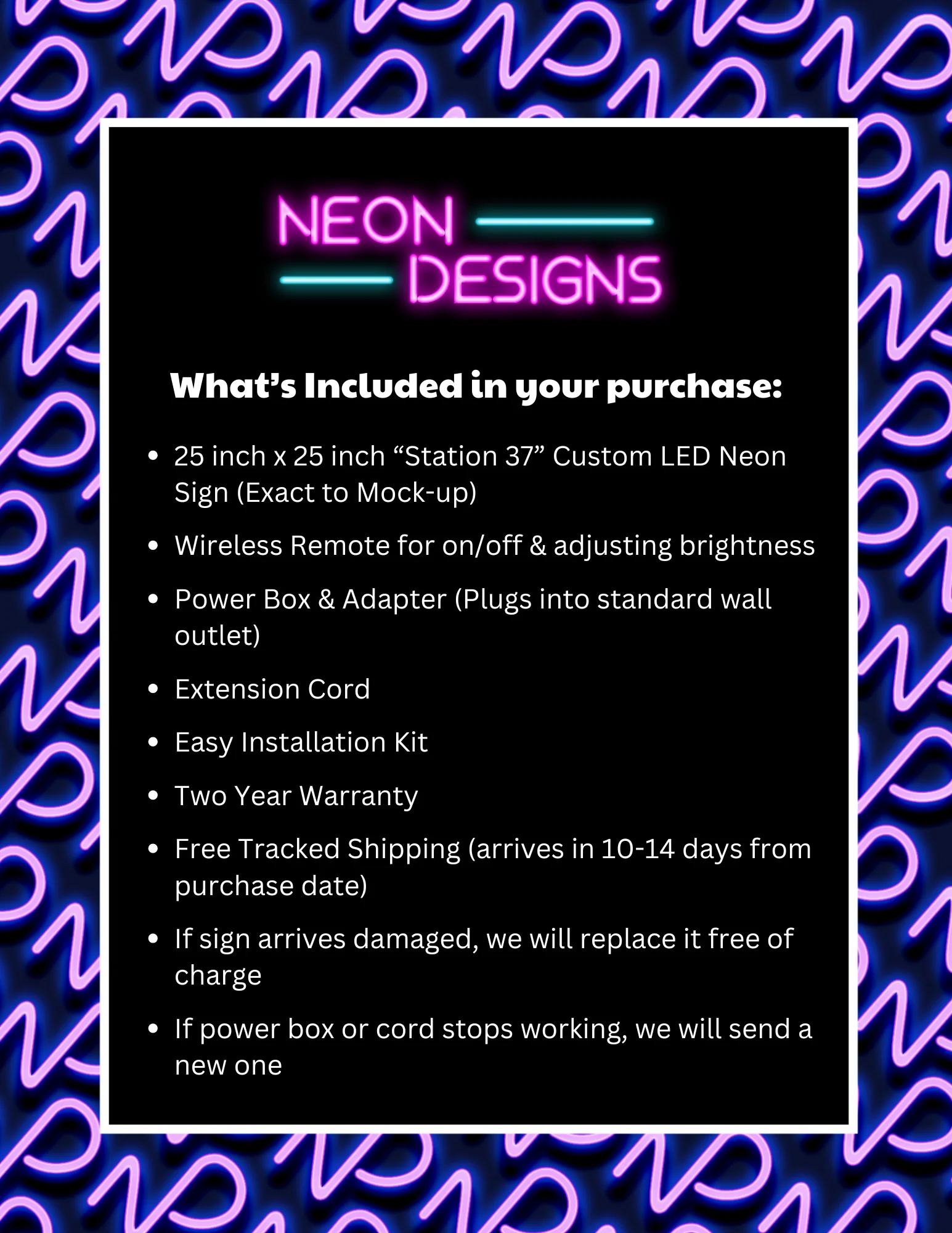Station 37 - Premium Neon Artwork - Image 2