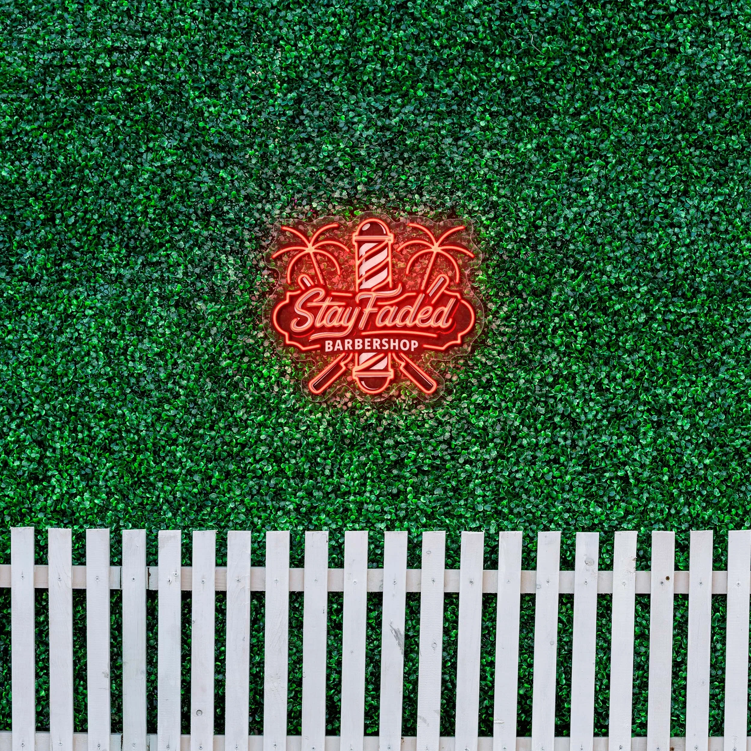 Stay Faded Barbershop - Premium Neon Artwork - Image 2