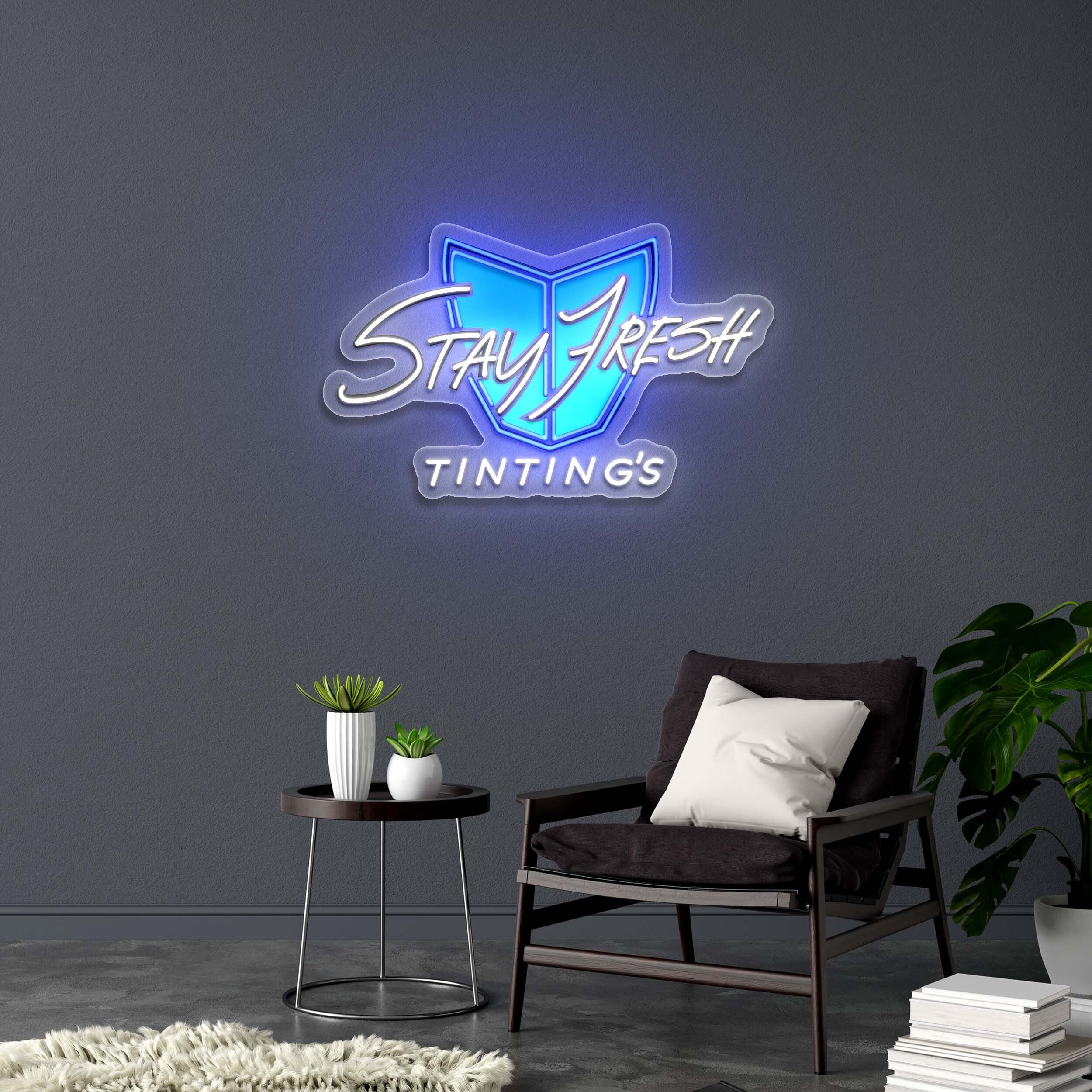Stay Fresh Tintings - Premium Neon Artwork - Image 2
