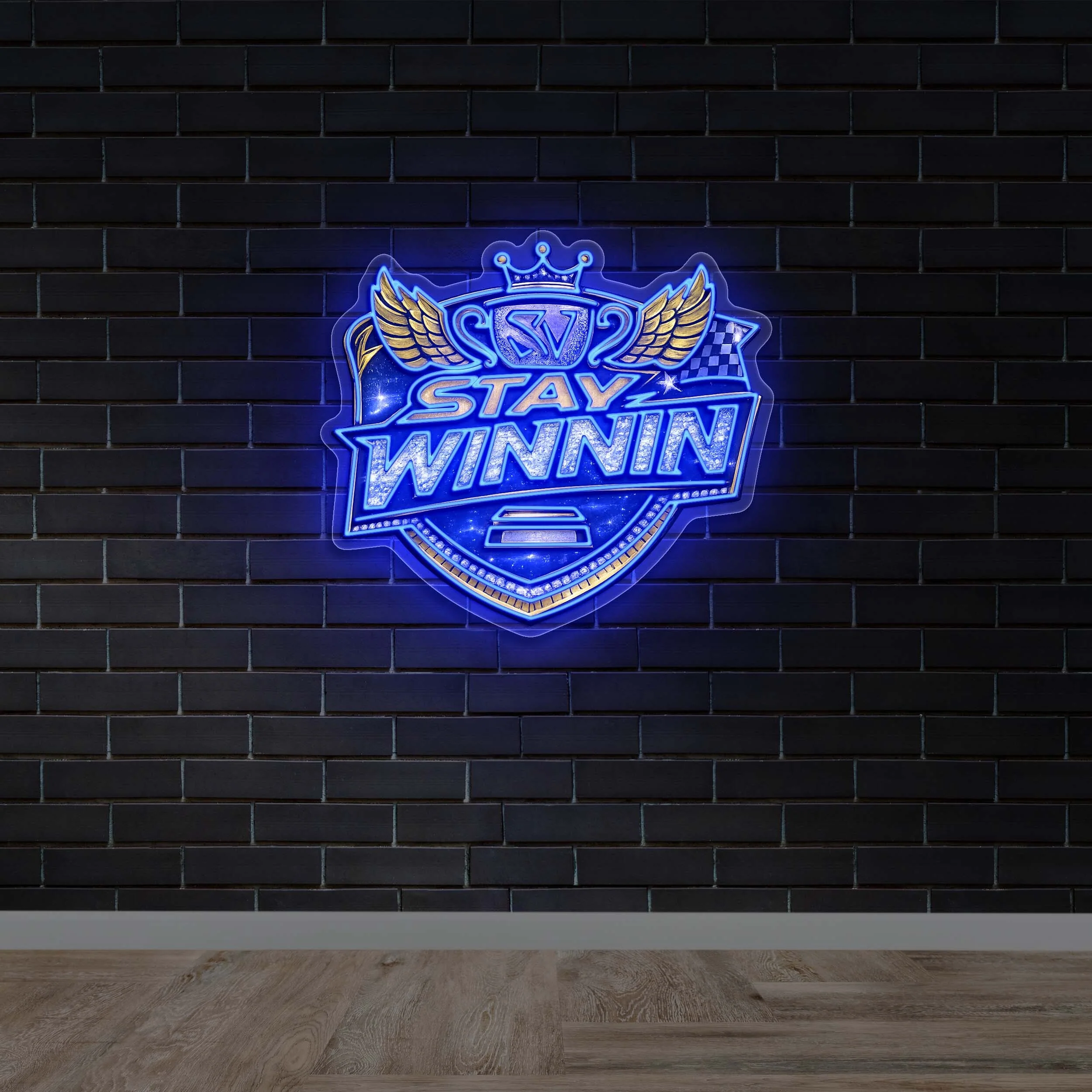 STAY WINNIN - Premium Neon Artwork