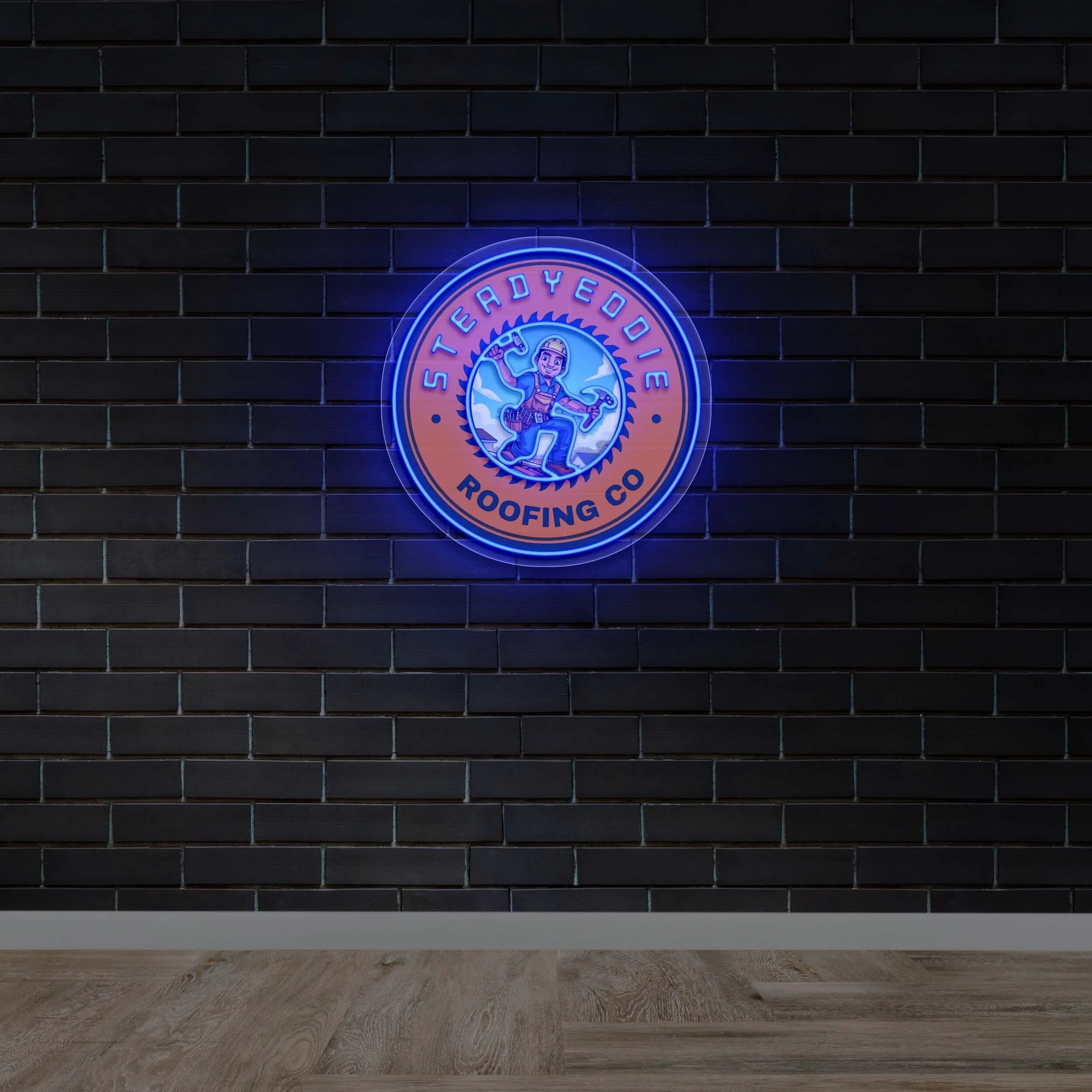 STEADY EDDIE - Premium Neon Artwork