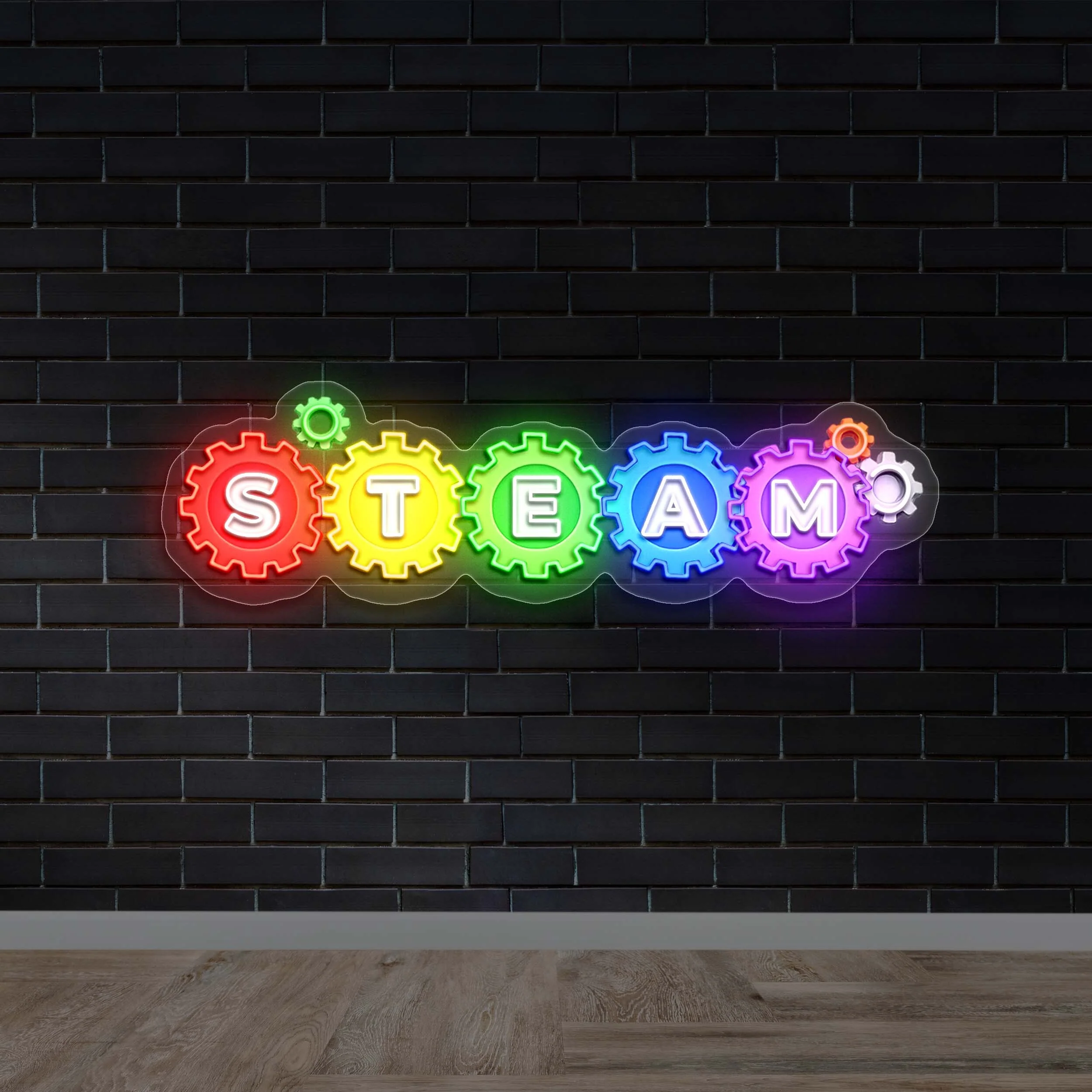 STEAM - Premium Neon Artwork