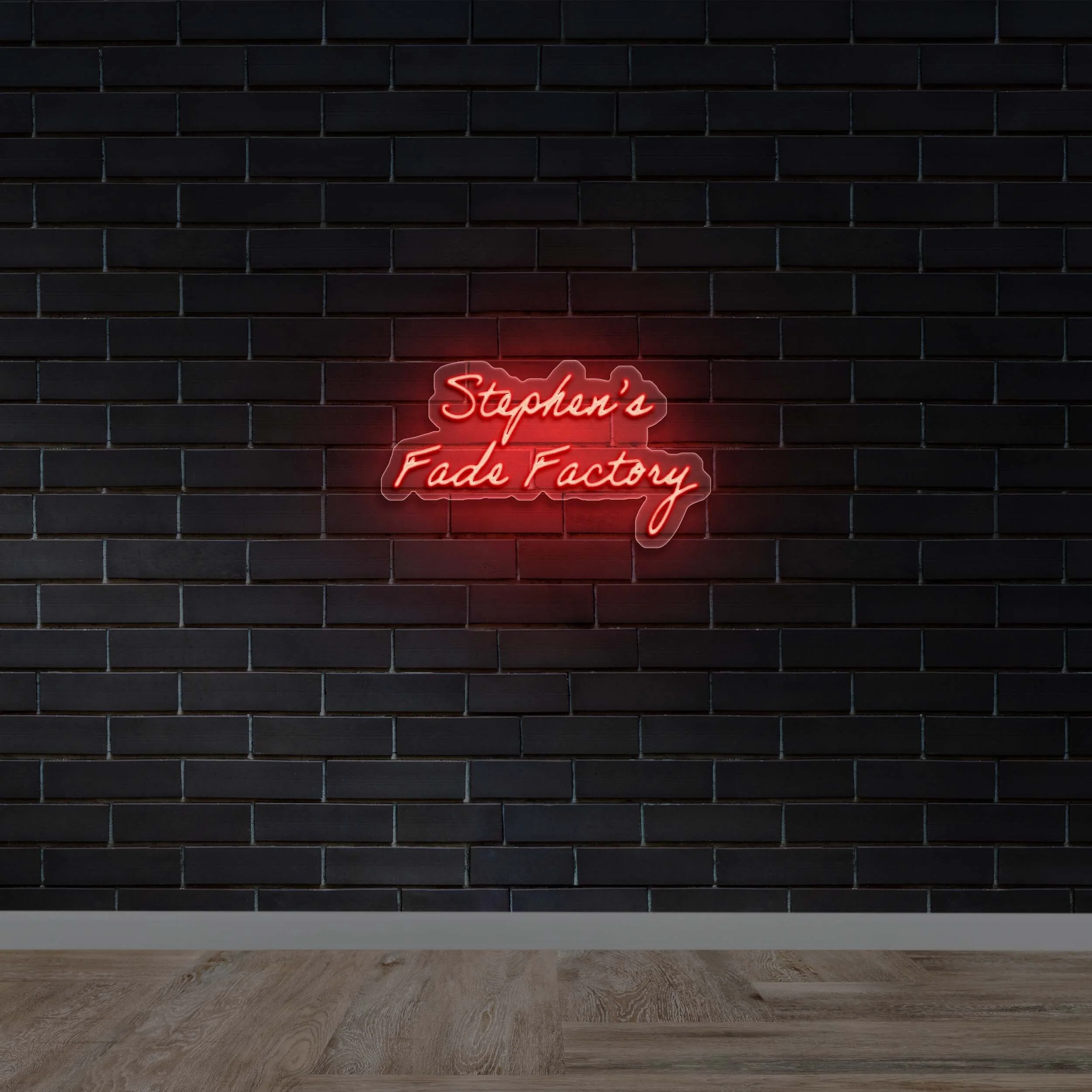 Stephen's Fade Factory - Premium Neon Artwork