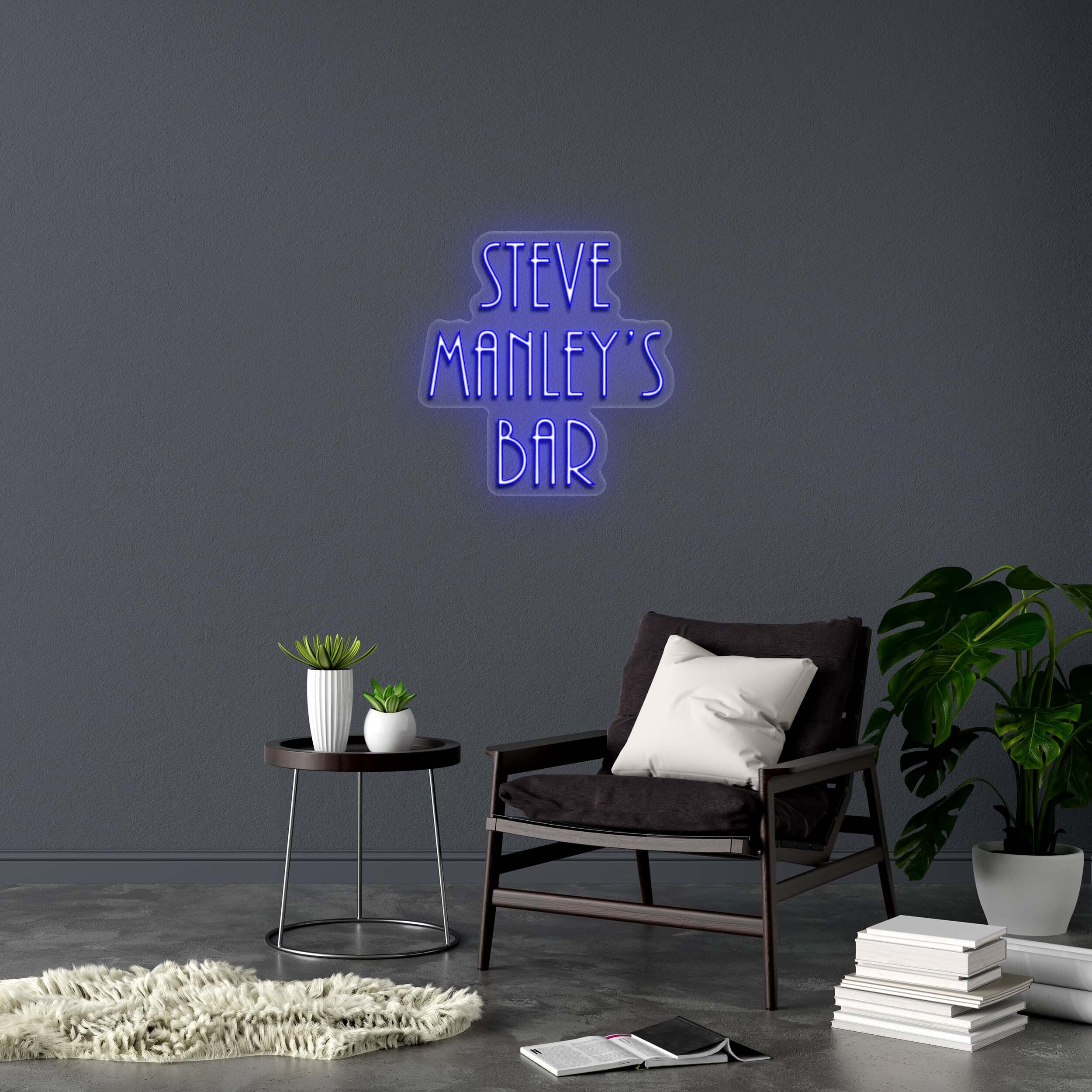 STEVE MANLEY'S BAR - Premium Neon Artwork