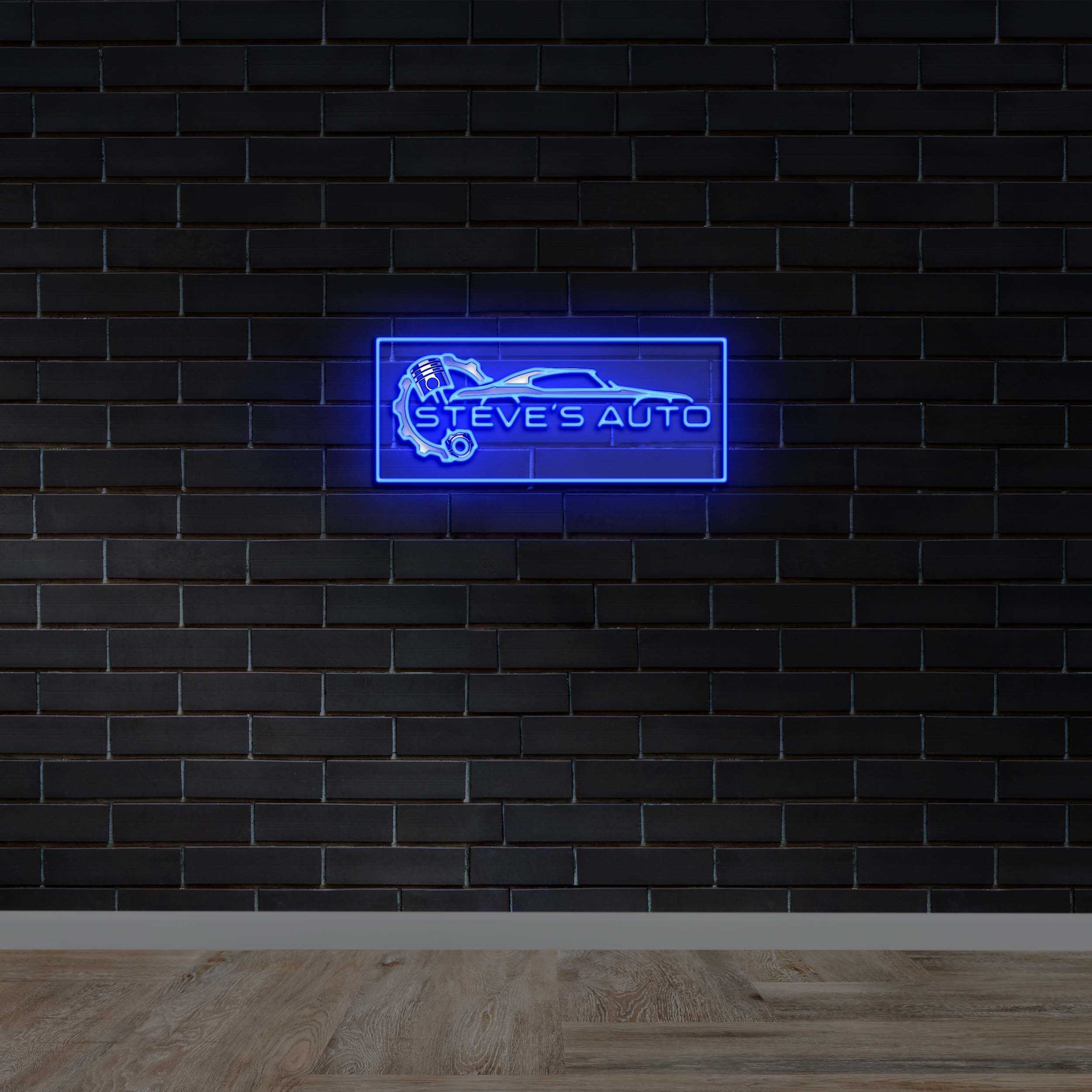 STEVE'S AUTO | 2nd Version - Premium Neon Artwork