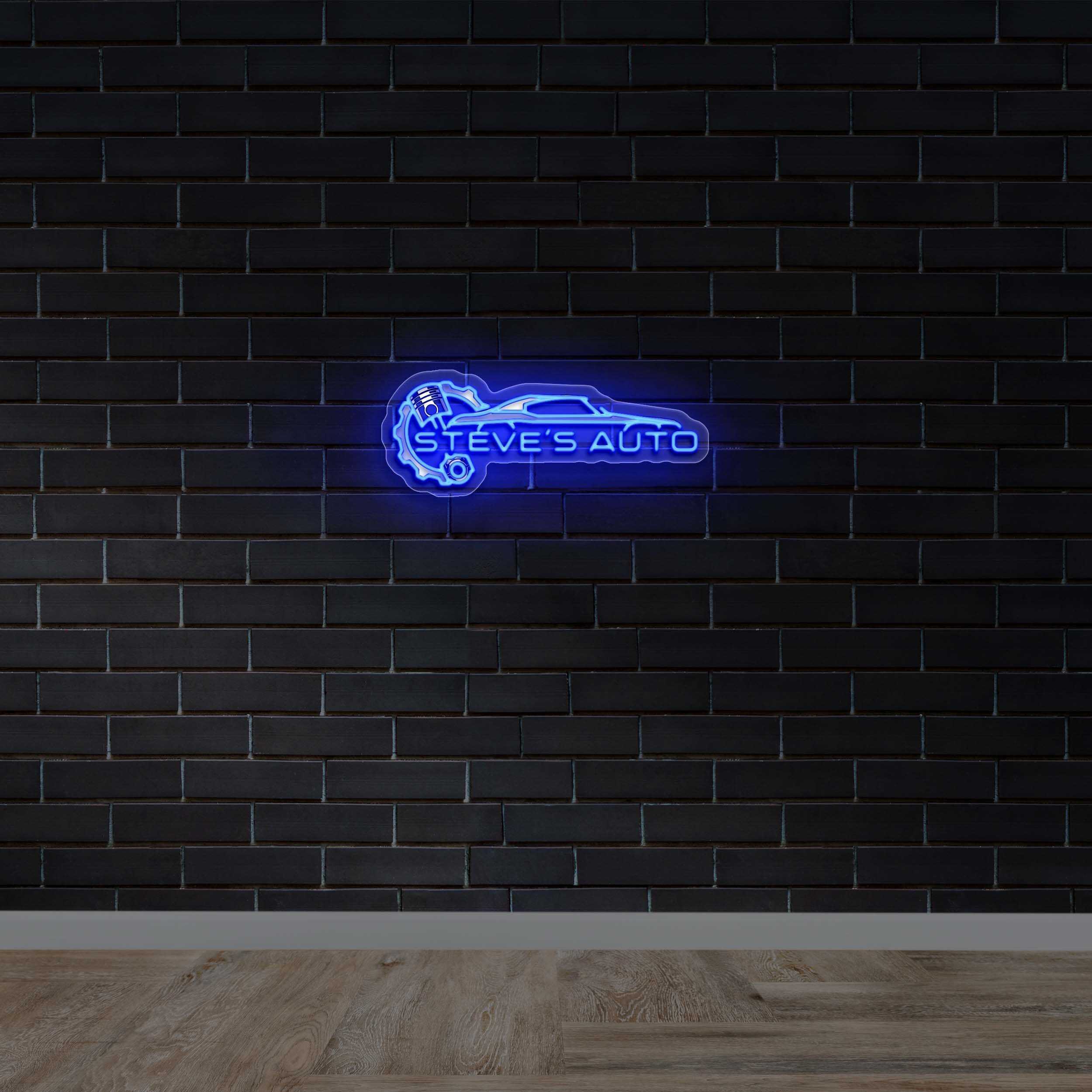 STEVE'S AUTO - Premium Neon Artwork