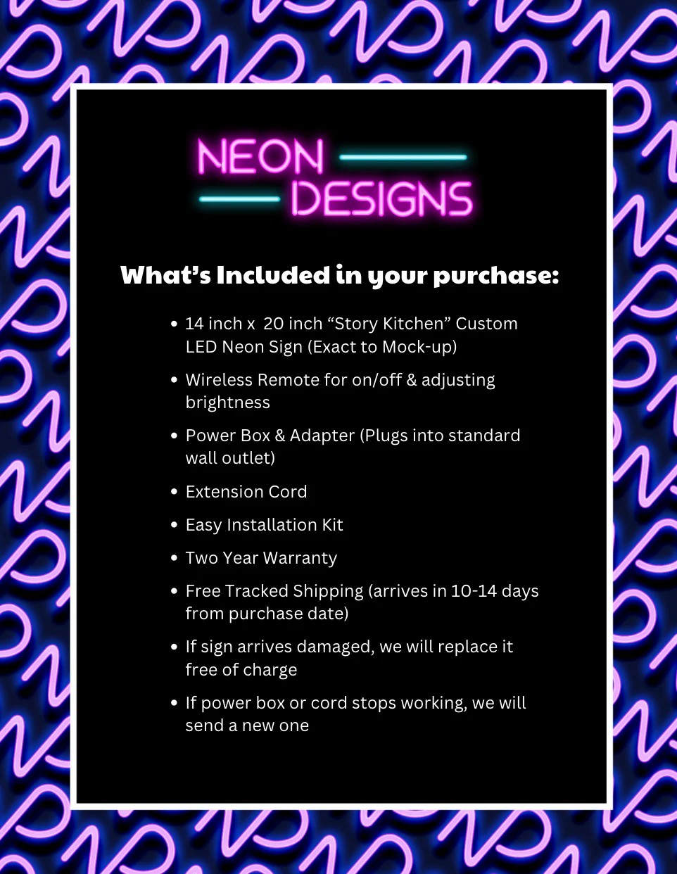 Story Kitchen - Premium Neon Artwork - Image 2