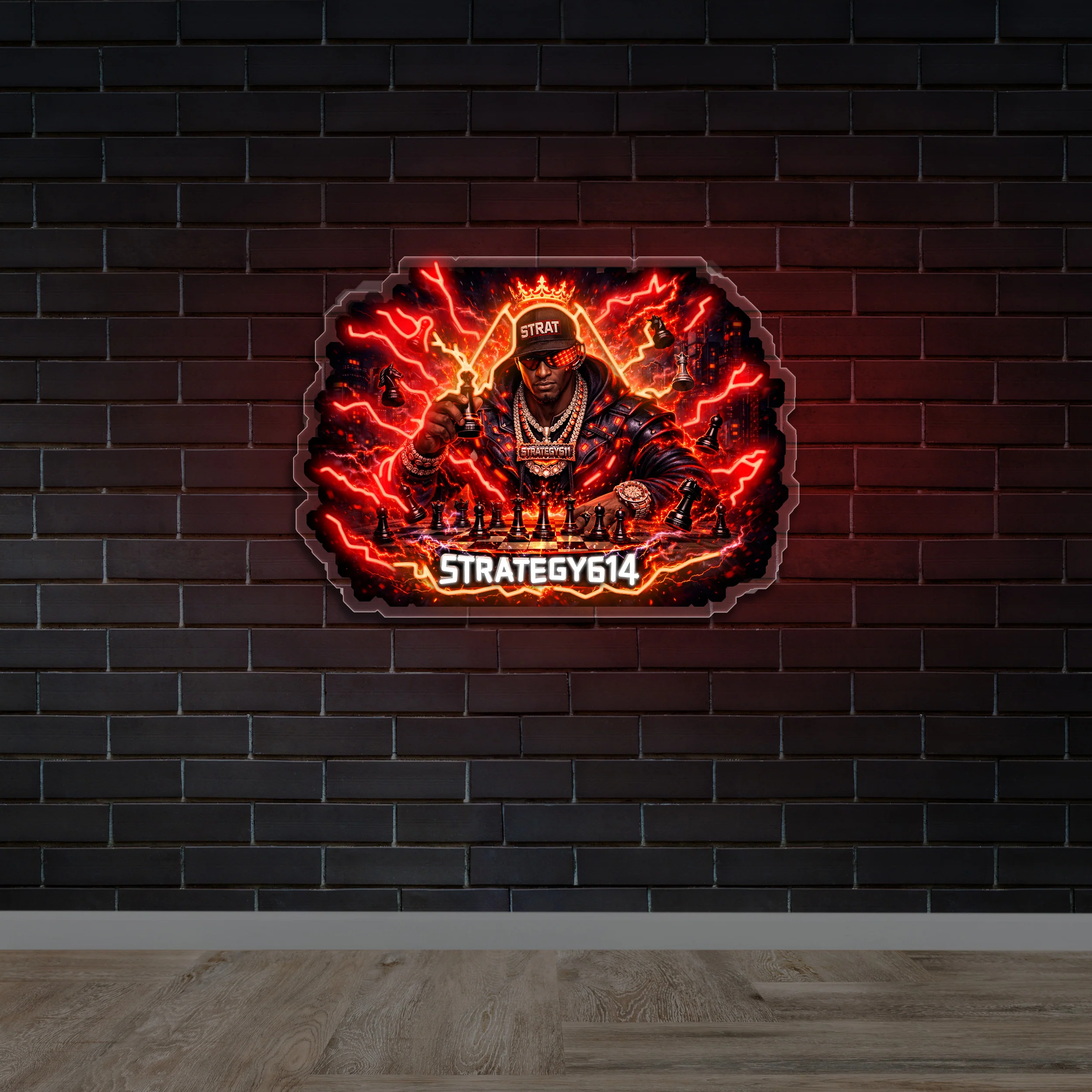 STRATEGY614 - Premium Neon Artwork