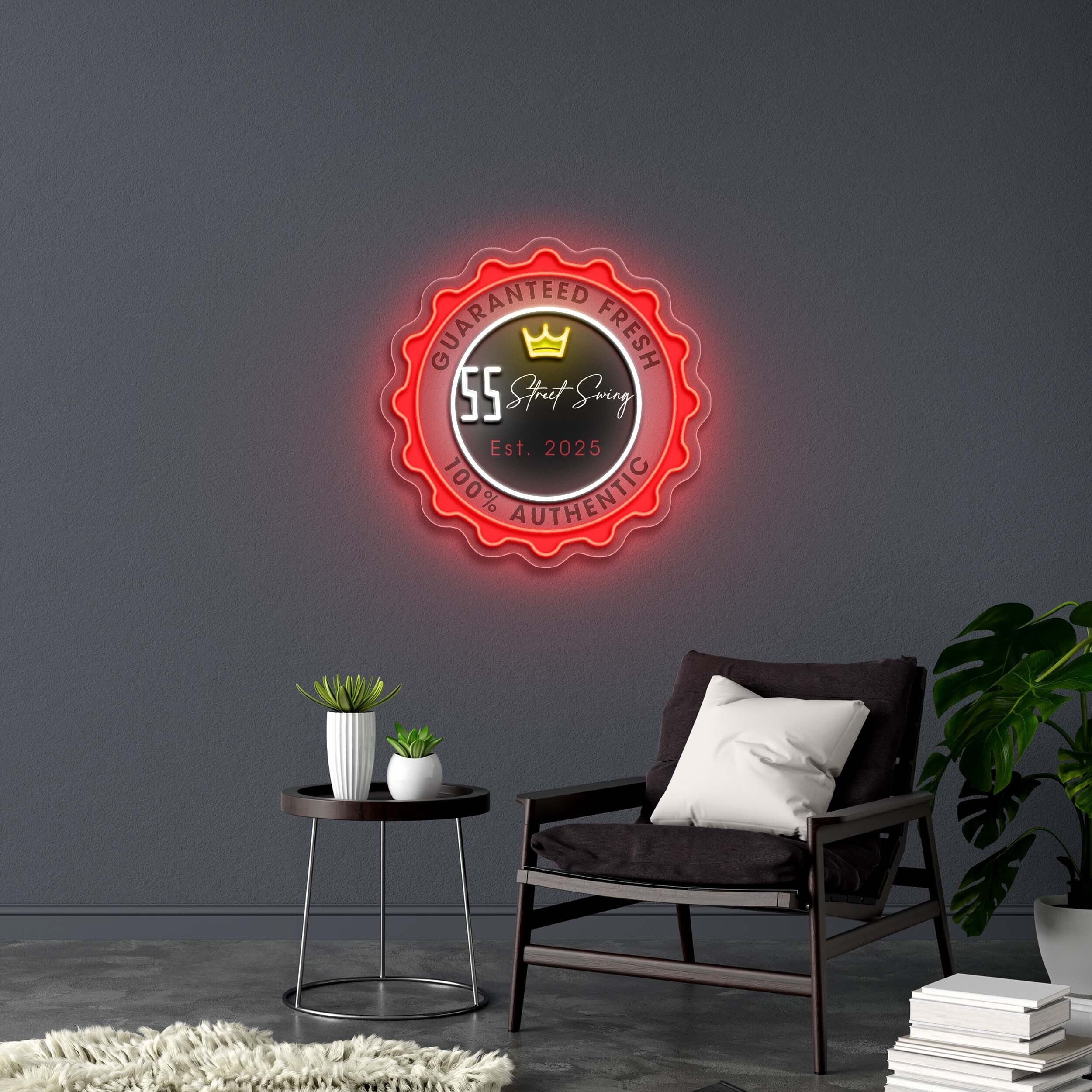 STREET SWING - Premium Neon Artwork