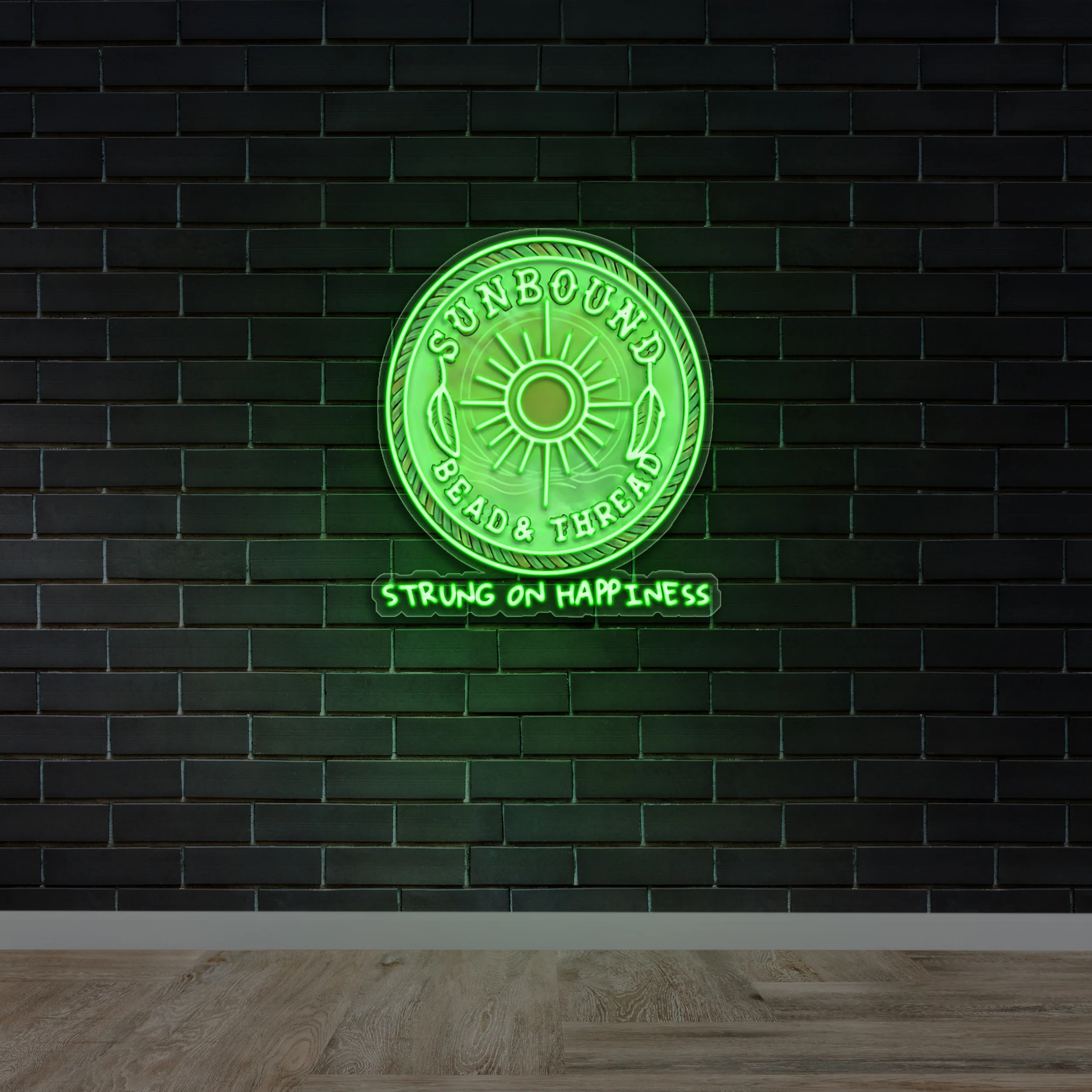 STRUNG ON HAPPINESS - Premium Neon Artwork