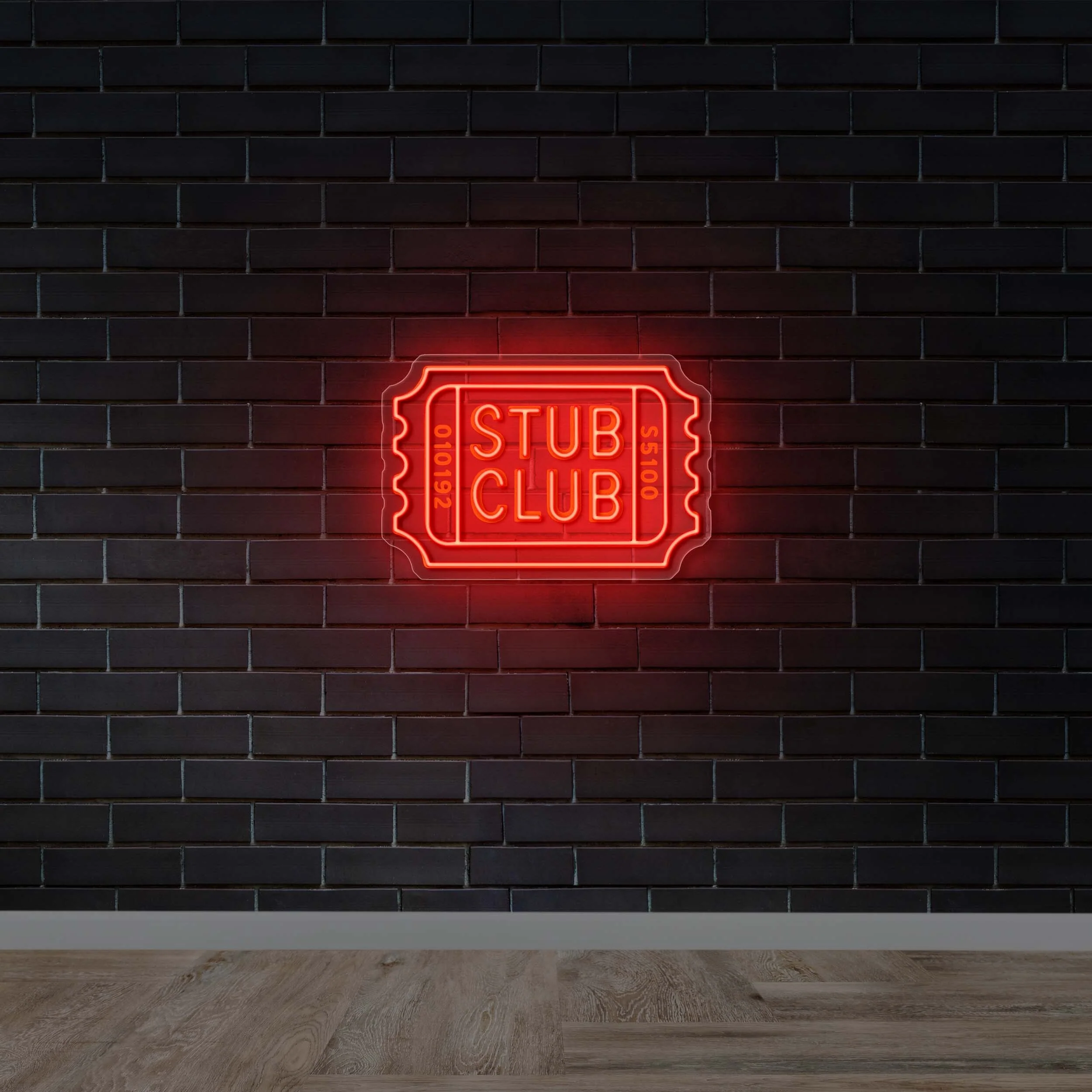 STUB CLUB - Premium Neon Artwork