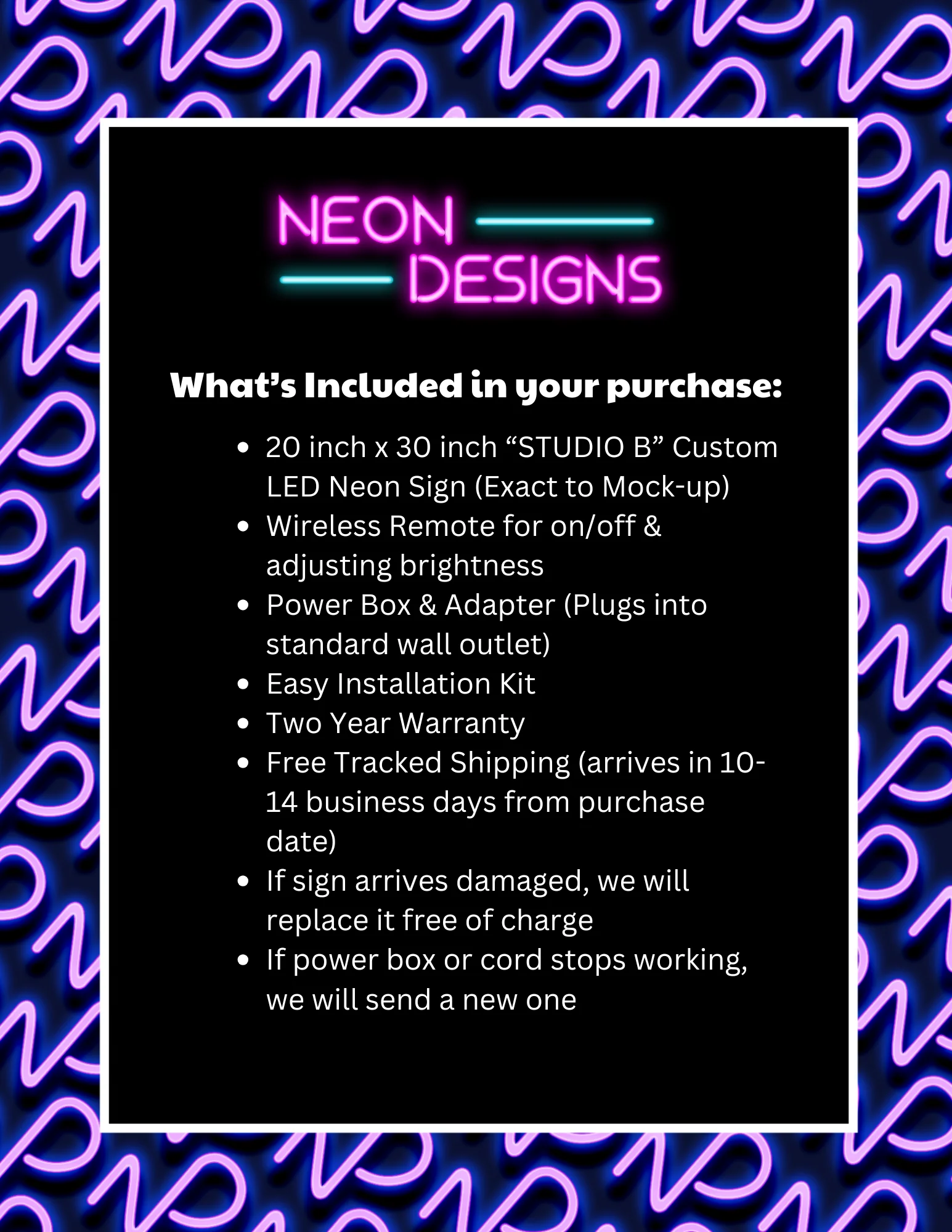 STUDIO B - Premium Neon Artwork - Image 2