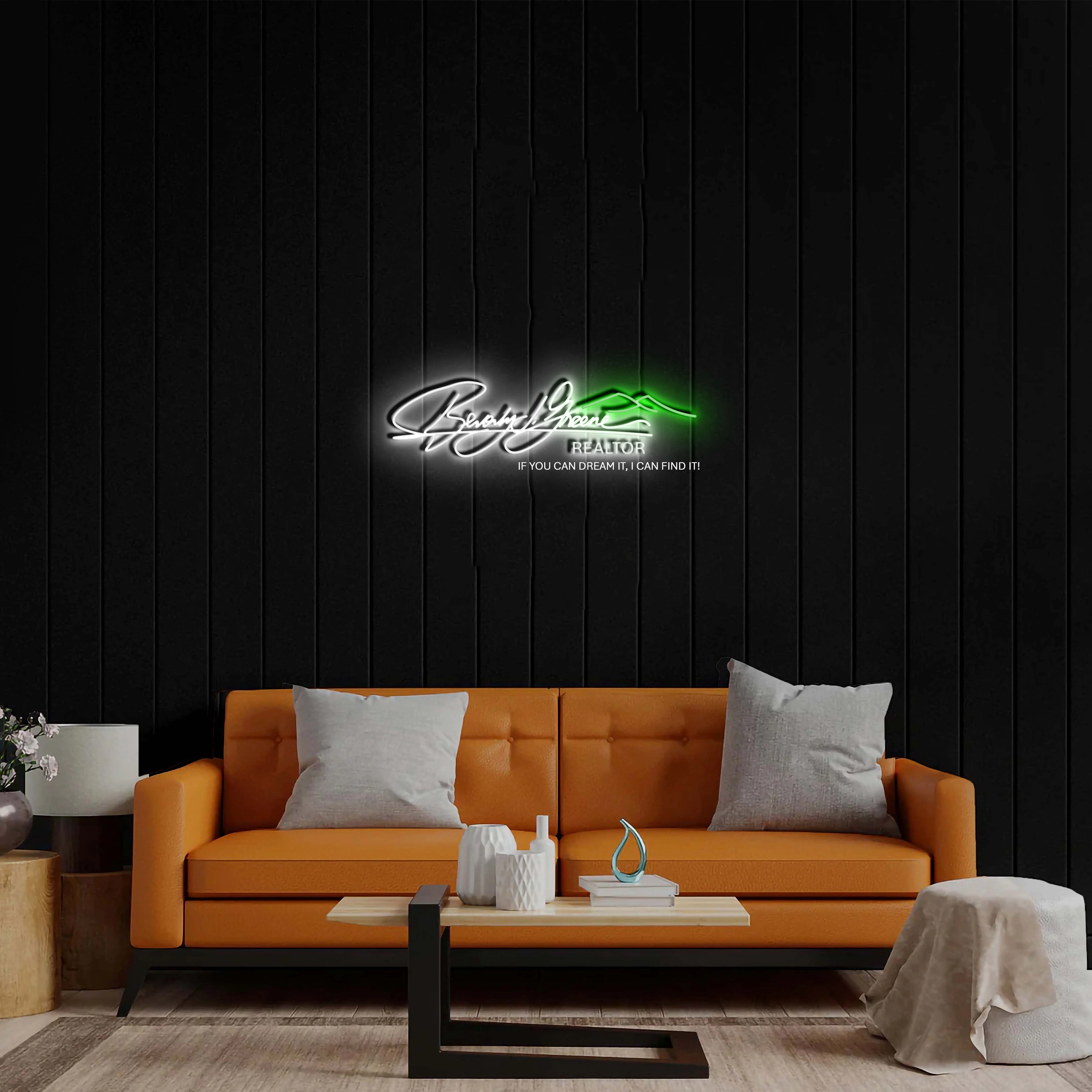 Stylized Signature - Premium Neon Artwork