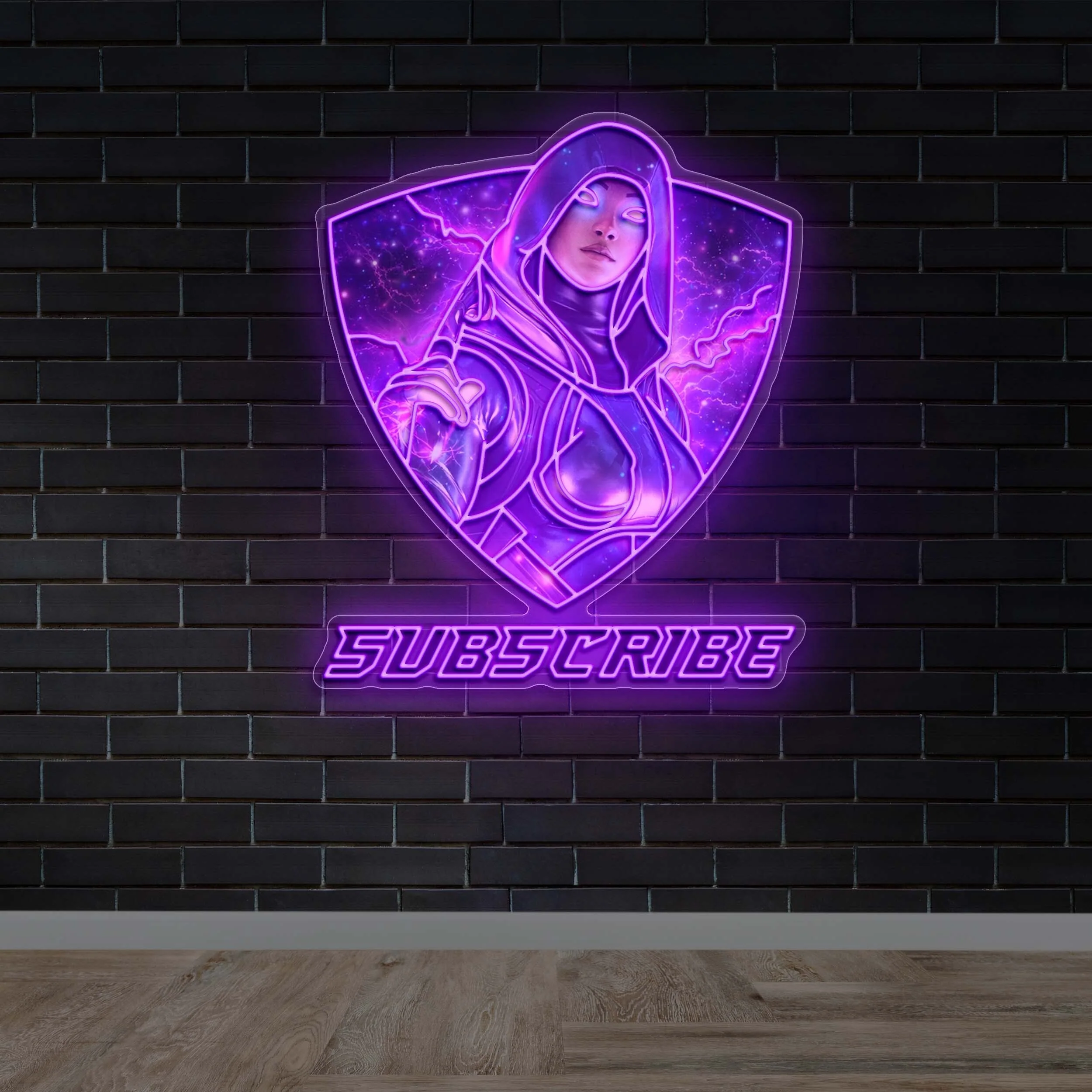 SUBSCRIBE - Premium Neon Artwork