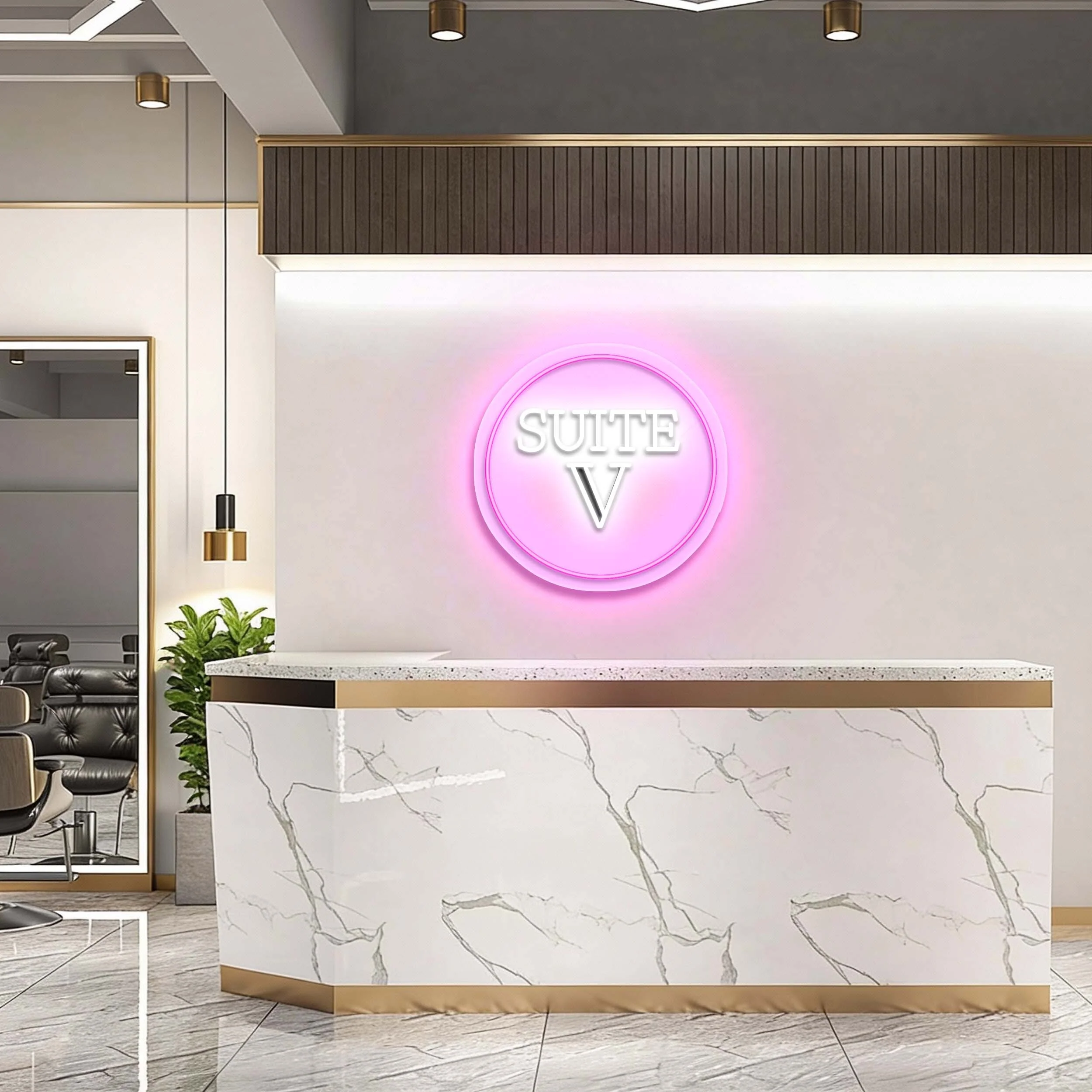 SUITE V - Premium Neon Artwork