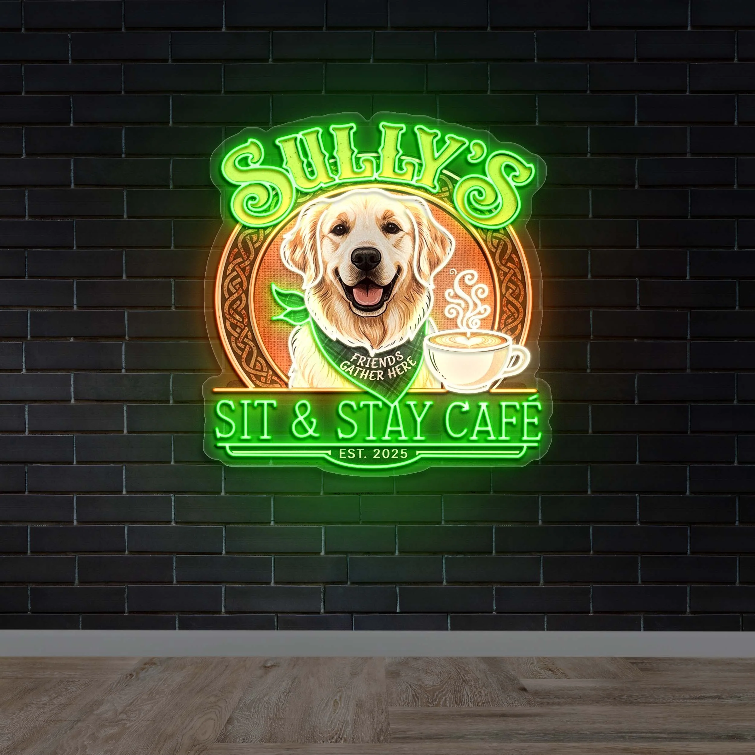 Sully’s Sit & Stay Cafe - Premium Neon Artwork