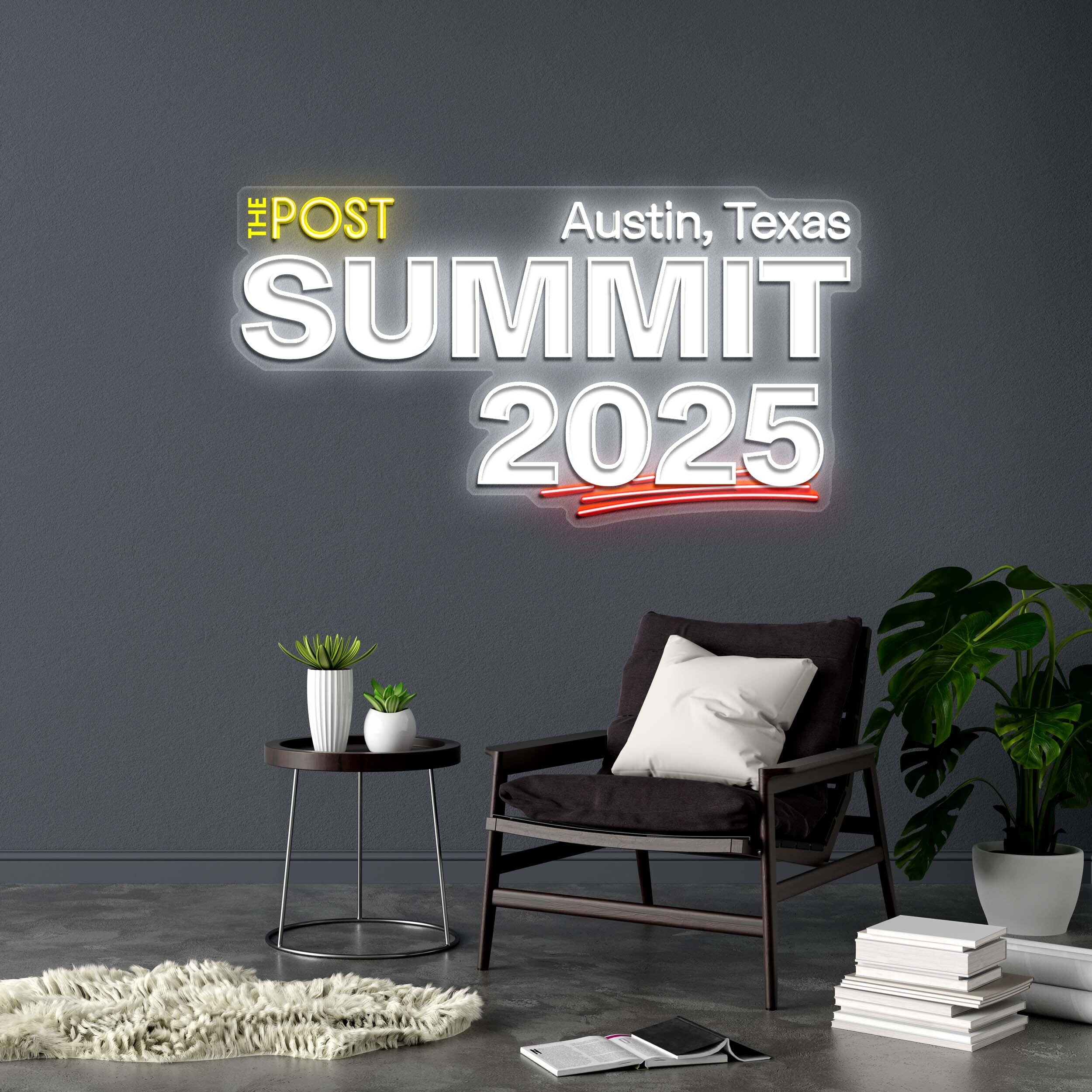 SUMMIT 2025 - Premium Neon Artwork