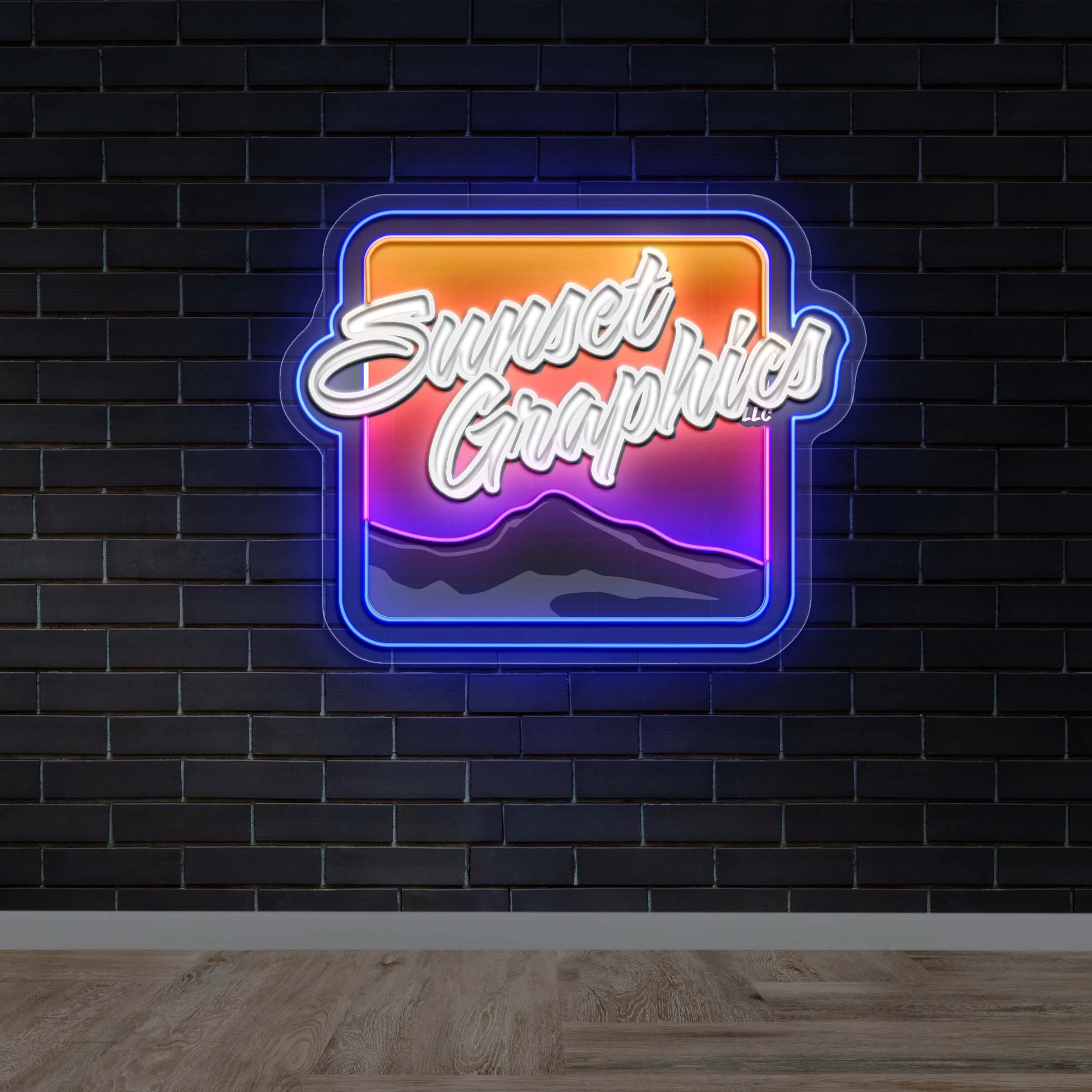 SUNSET GRAPHICS -  Premium Neon Artwork - Image 2
