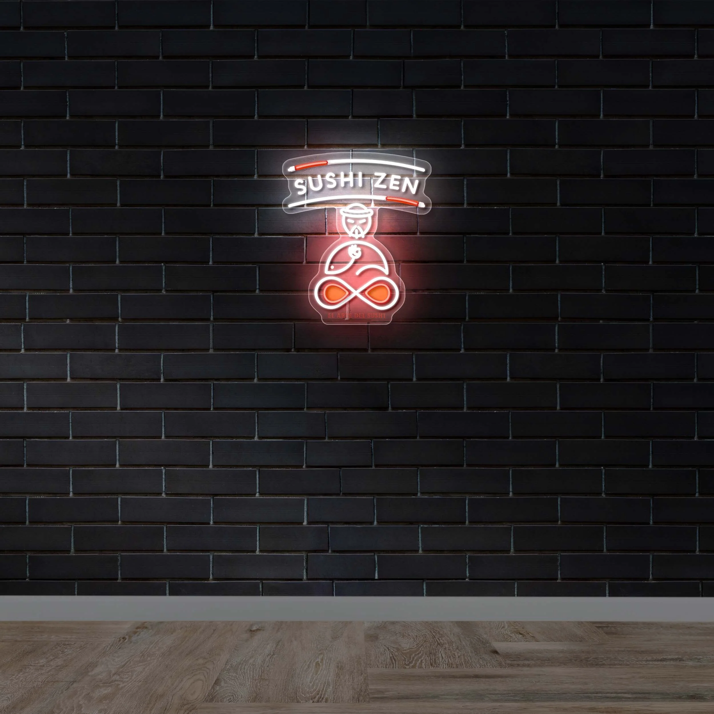 SUSHI ZEN - Premium Neon Artwork