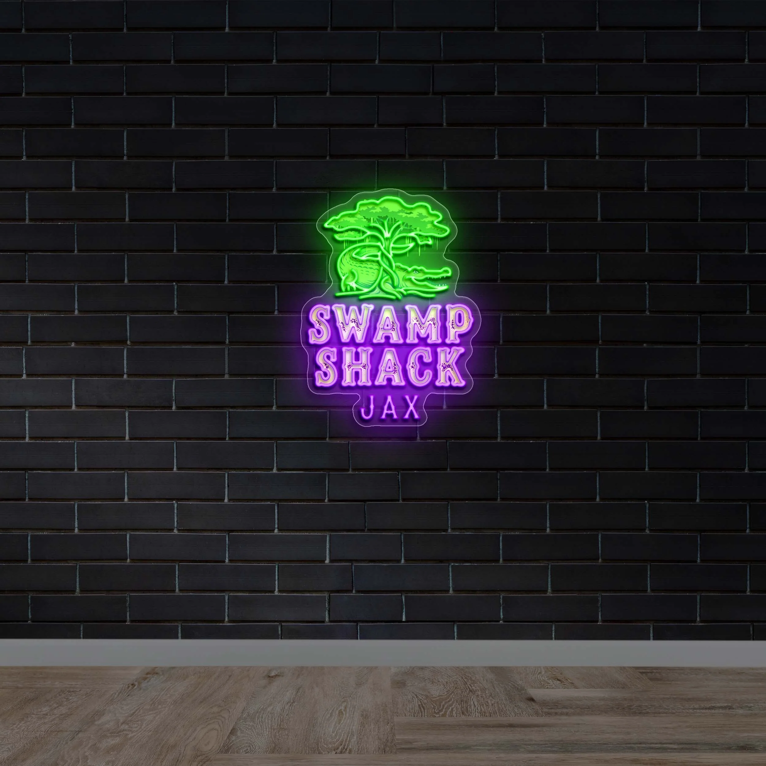 SWAMP SHACK - Premium Neon Artwork