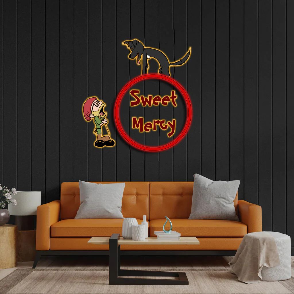 Sweet Mercy - Premium Neon Artwork