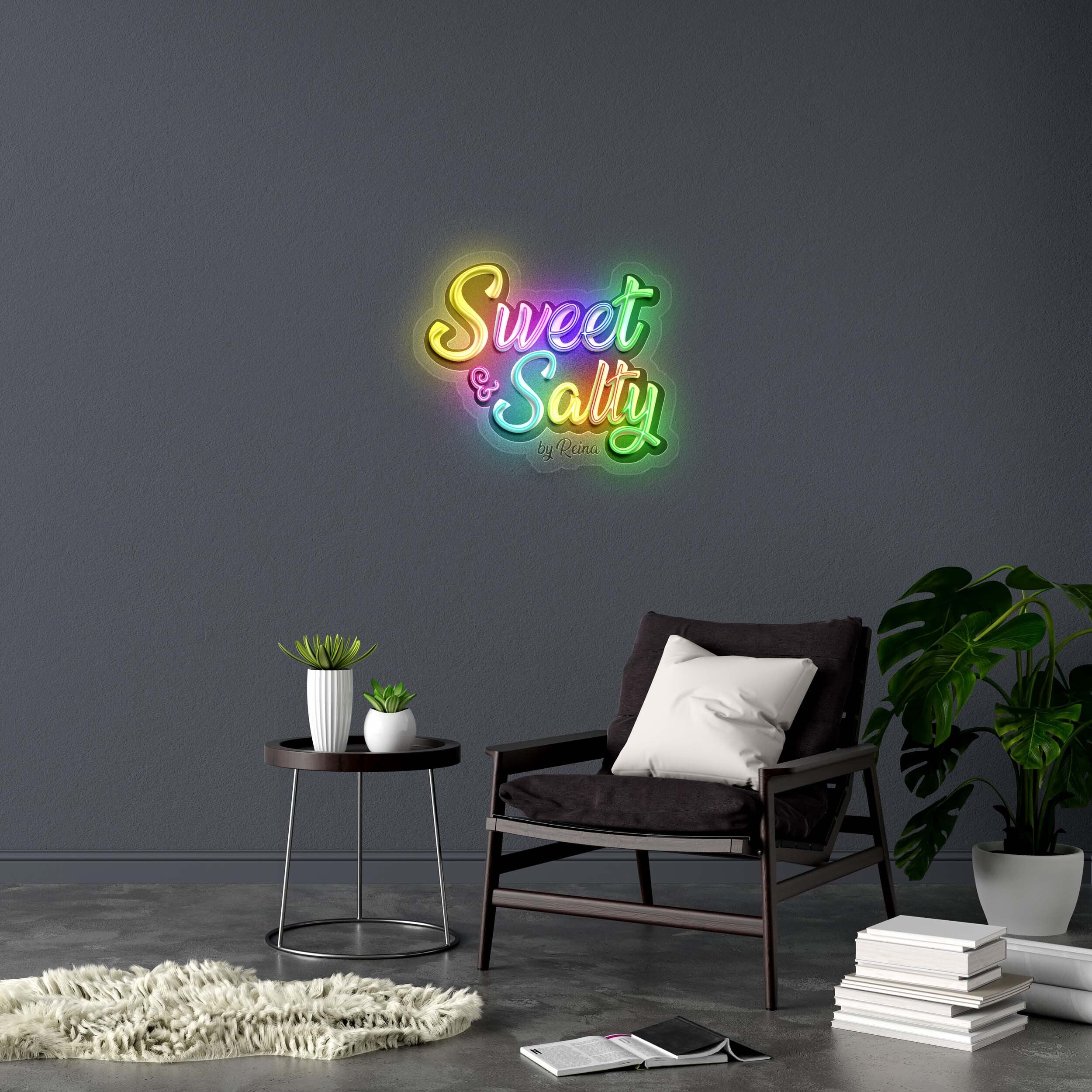 Sweet & Salty - Premium Neon Artwork