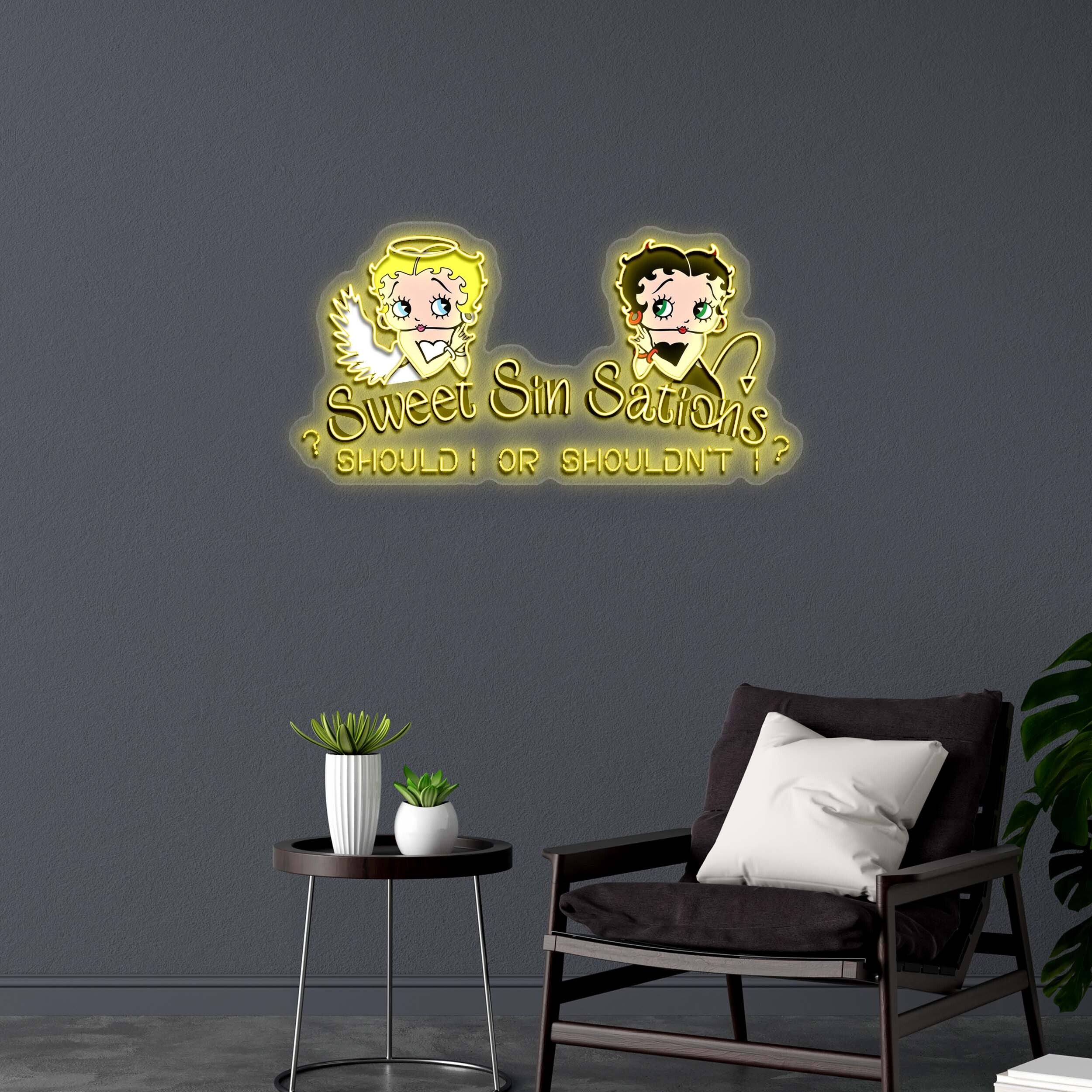Sweet Sin Sations - Premium Neon Artwork - Image 8