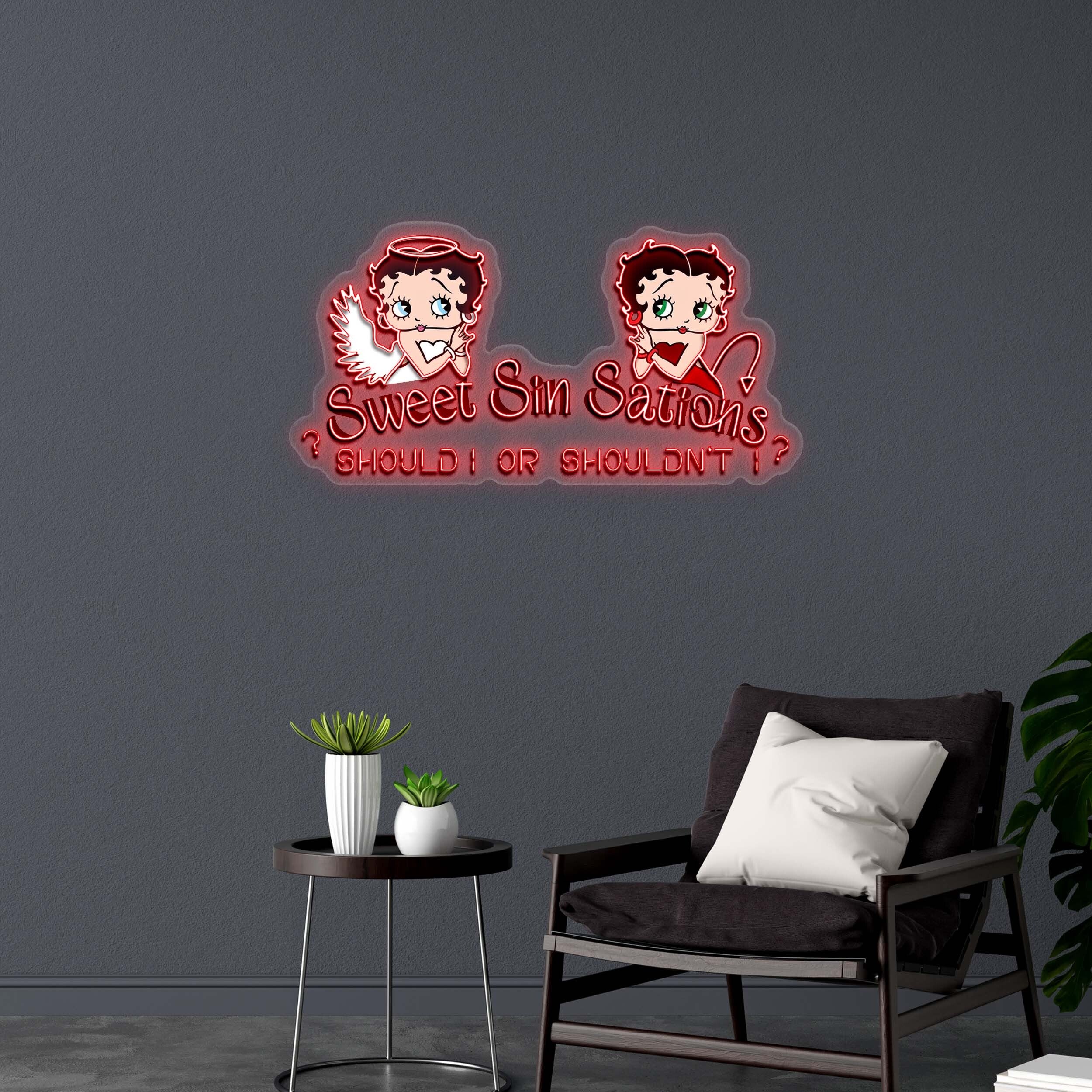 Sweet Sin Sations - Premium Neon Artwork - Image 9