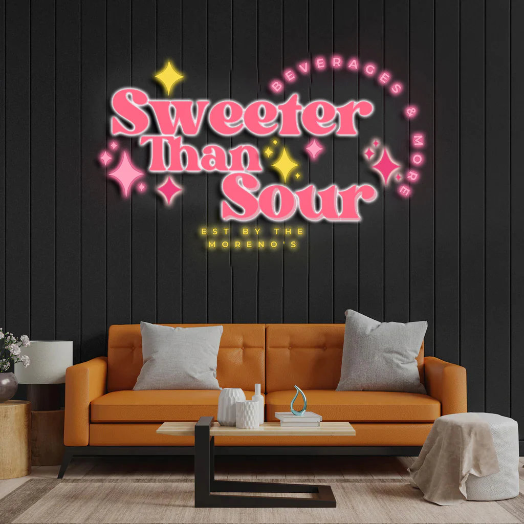 Sweeter Than Sour - Premium Neon Artwork