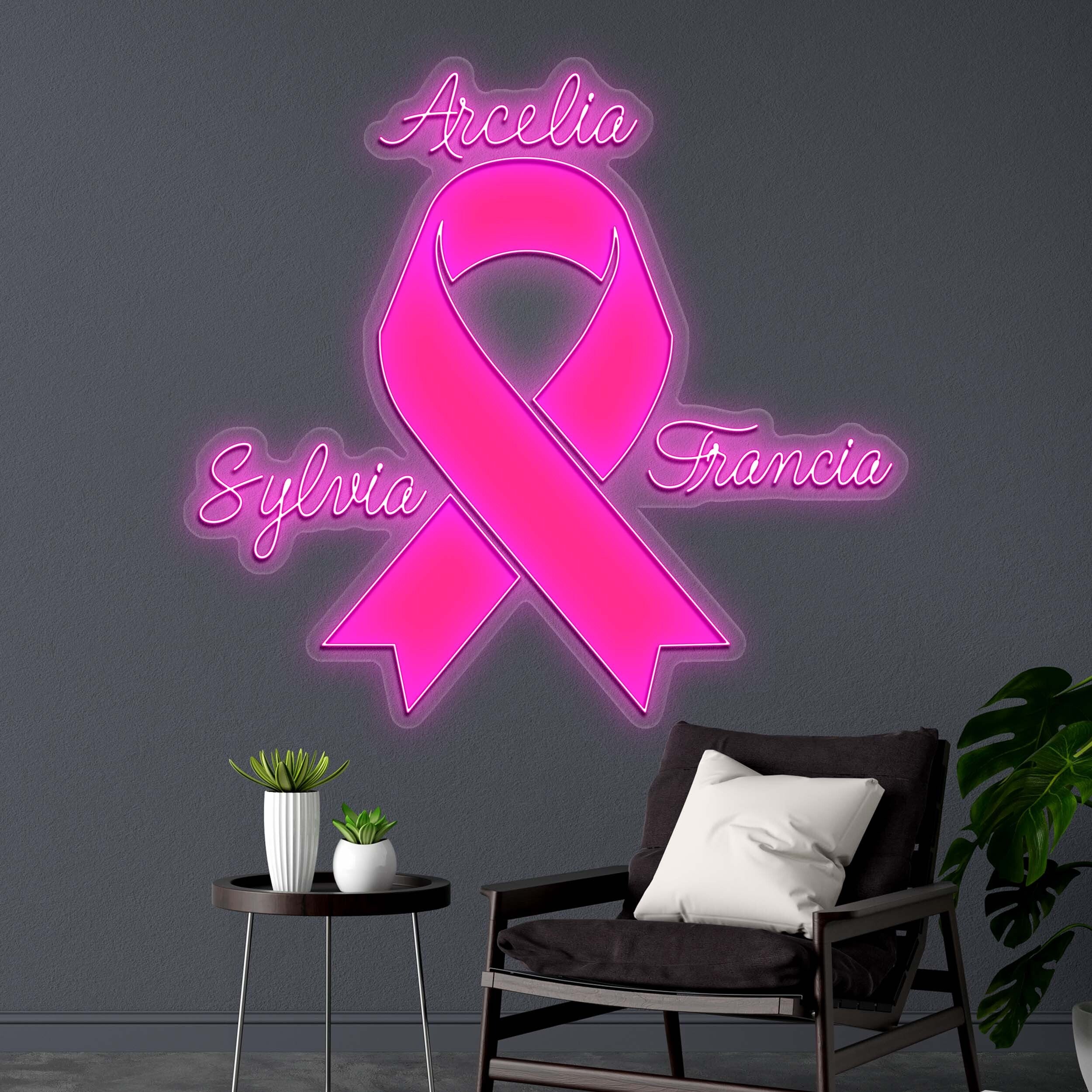 Sylvia, Arcelia, Francia - Premium Neon Artwork