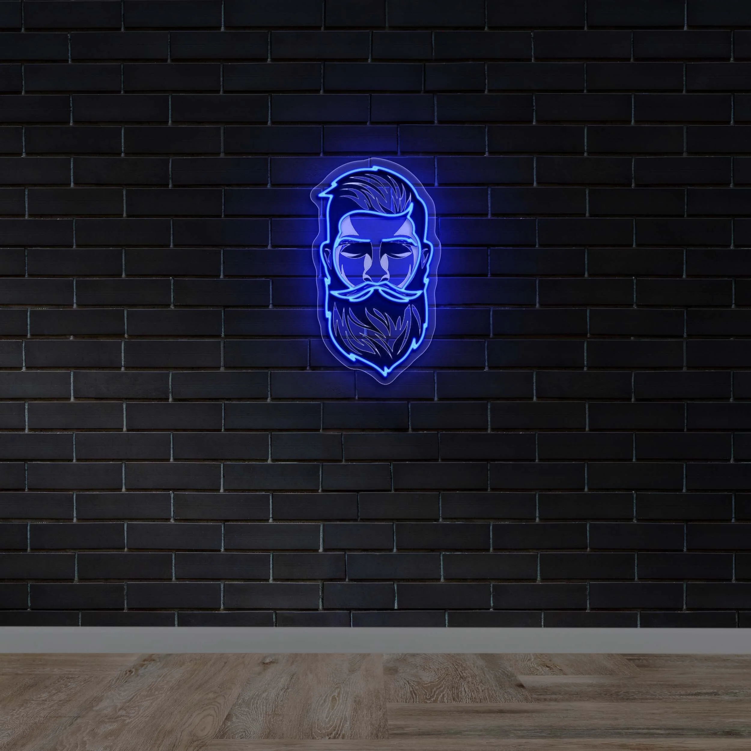 T. MIKES logo - Premium Neon Artwork
