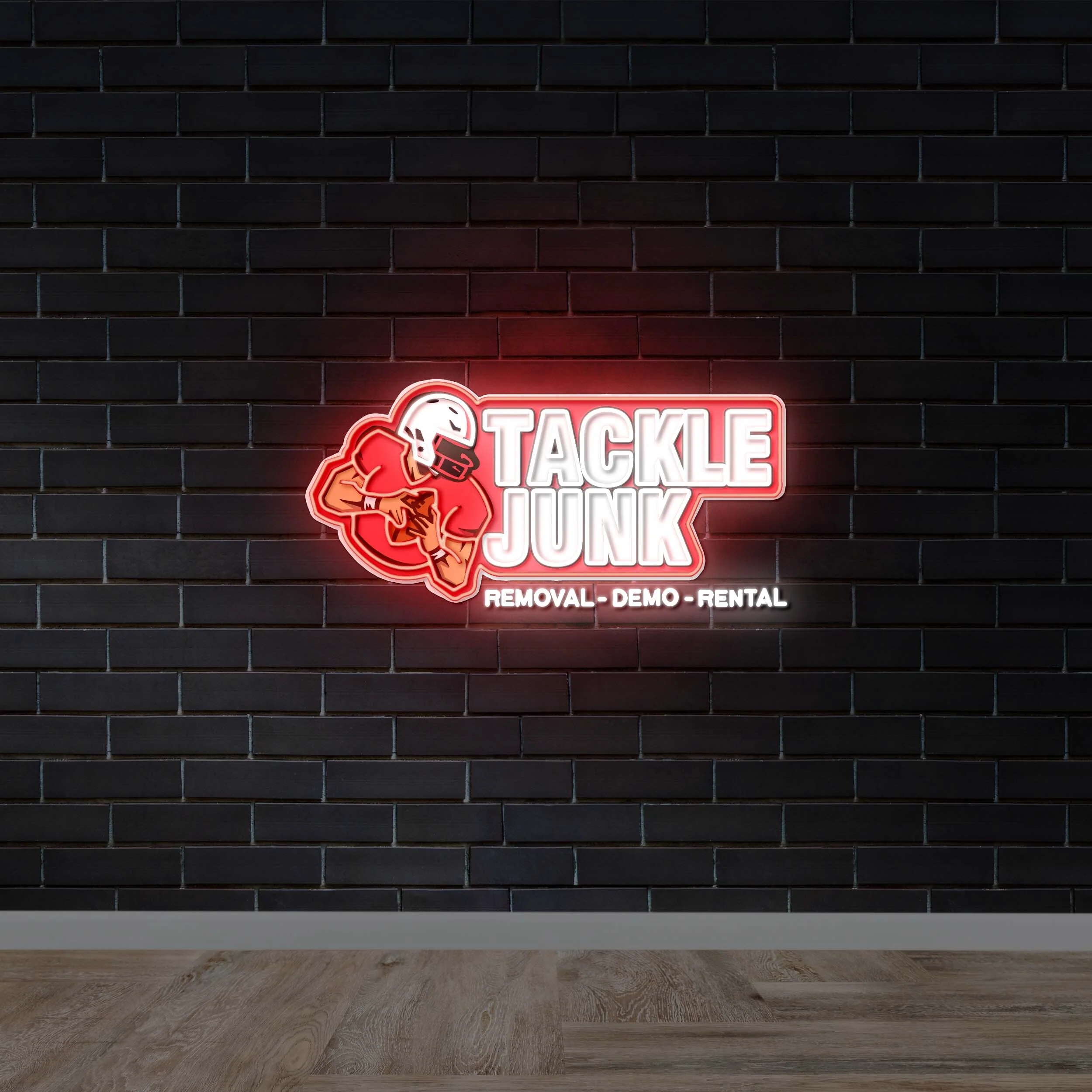 TACKLE JUNK - Premium Neon Artwork