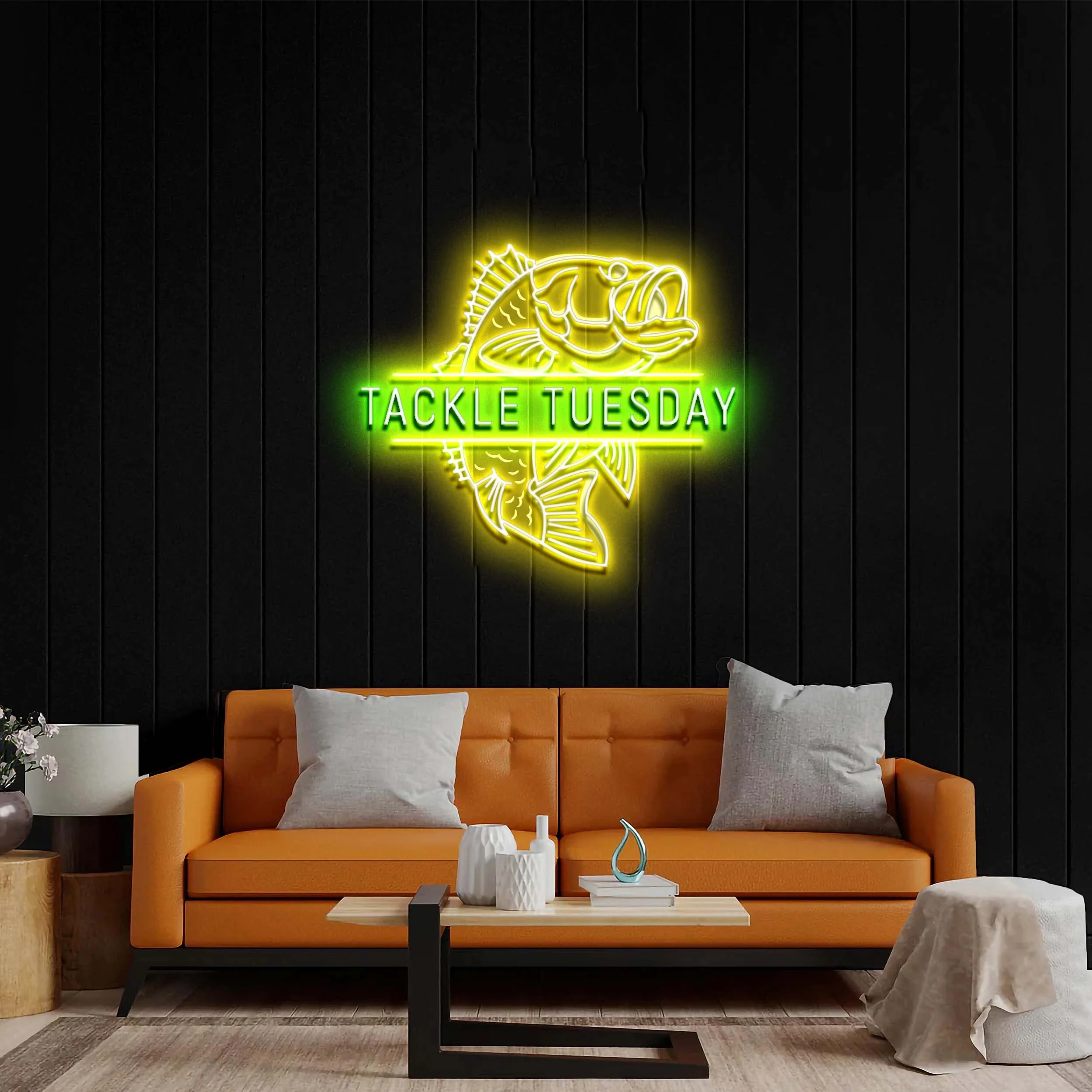 TACKLE TUESDAY - Premium Neon Artwork