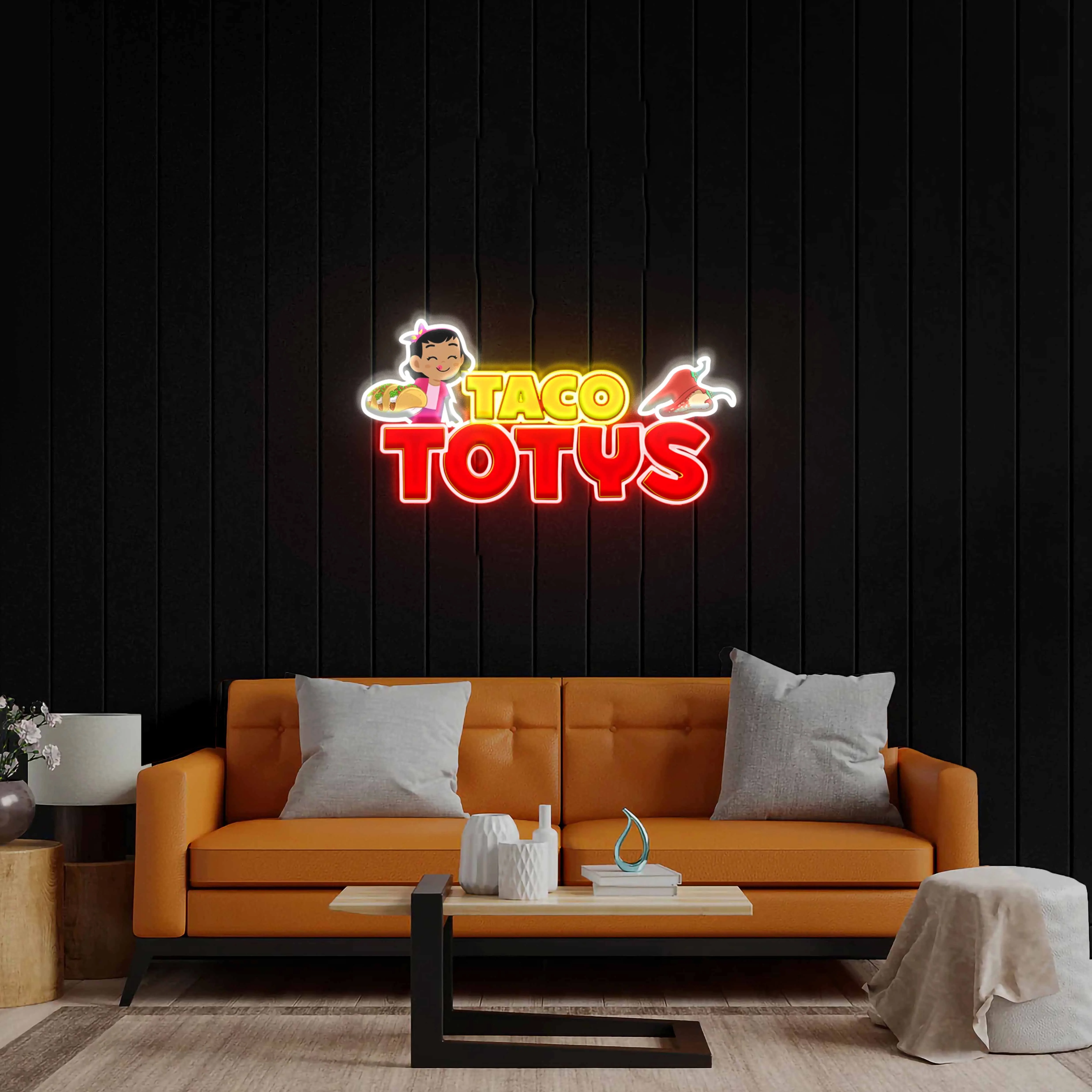 Taco Totys - Premium Neon Artwork
