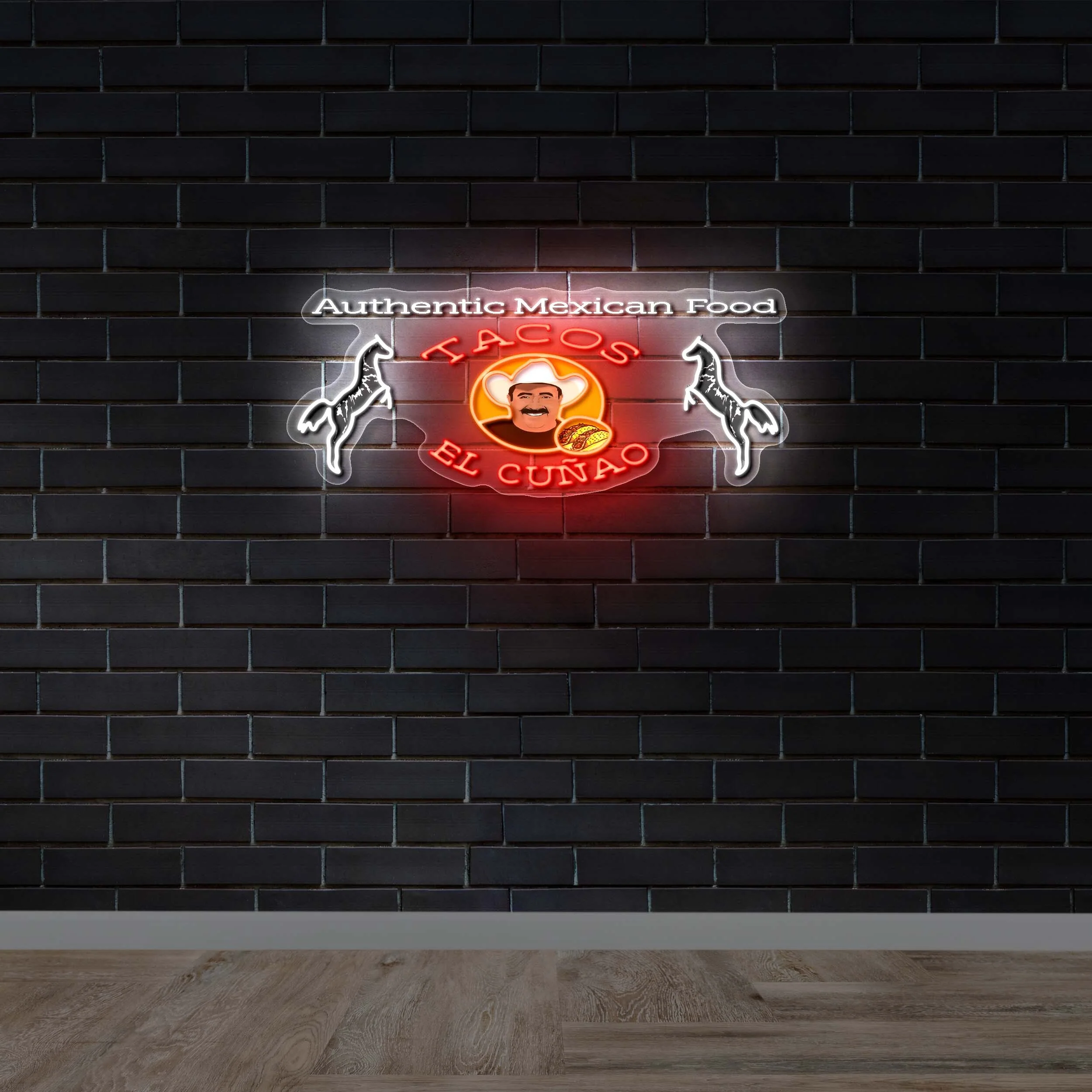 Tacos El Cunáo – Premium Neon Artwork